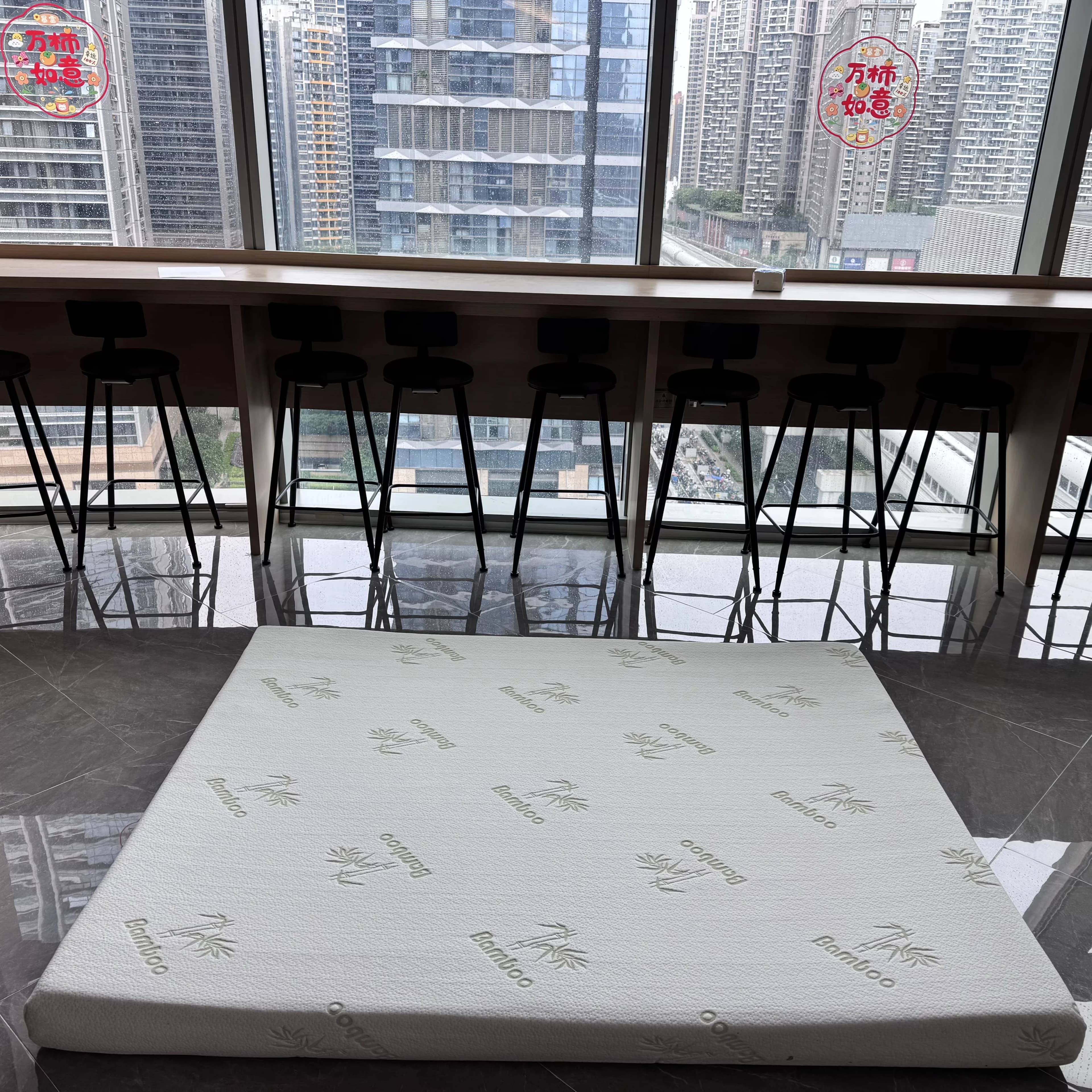 Essential Mattresses Accessory with Mattress-In-A-Box, Breathable Construction, Folding - Gel Memory Foam Model 3F030C