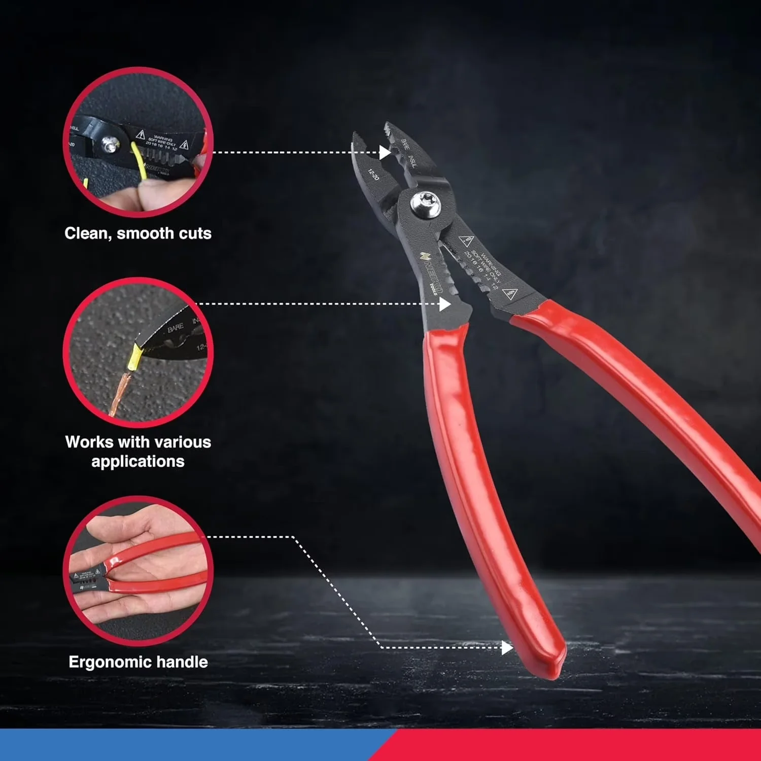 Woodworking Essential with Compact - Red 02037A for General Purpose Model 754F48