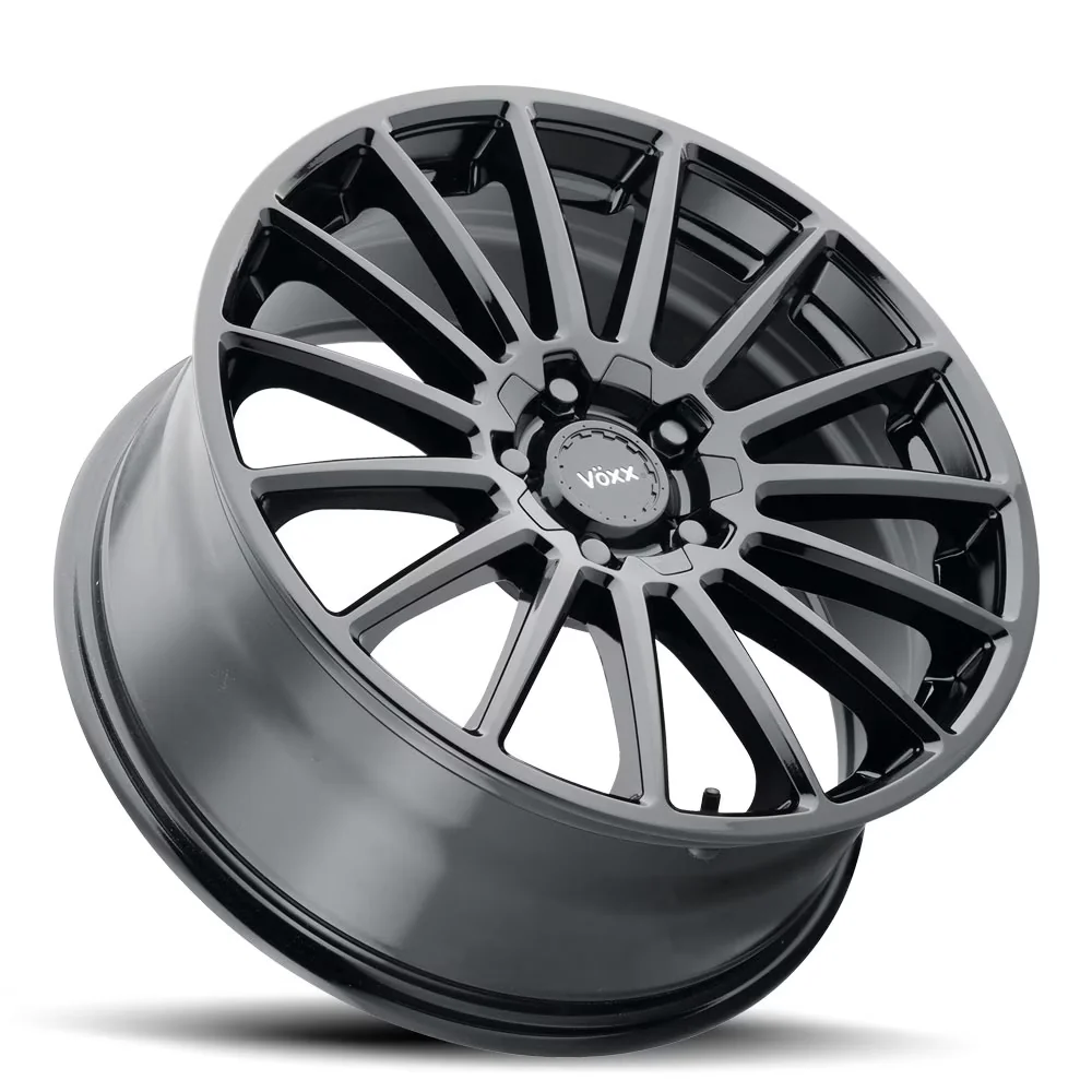 Modern Wheels And Rim with Bolt Pattern: 5x112/5x120, Size: 16x7 - Aluminum Gloss Black Model 045CB2