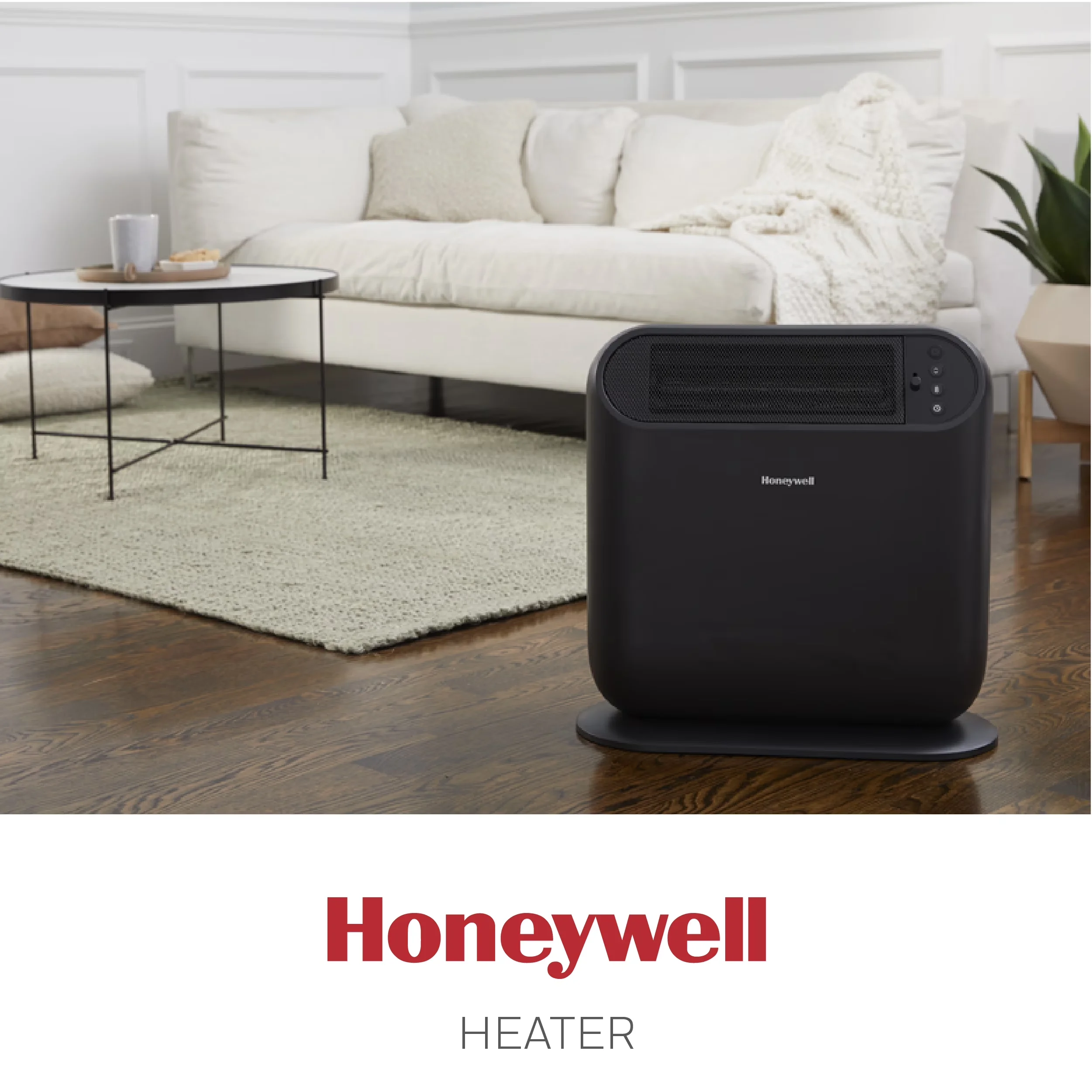 Professional Portable And Electric Space Heater with Automatic Shutoff, Tip-over protection - Black Model 6489CA