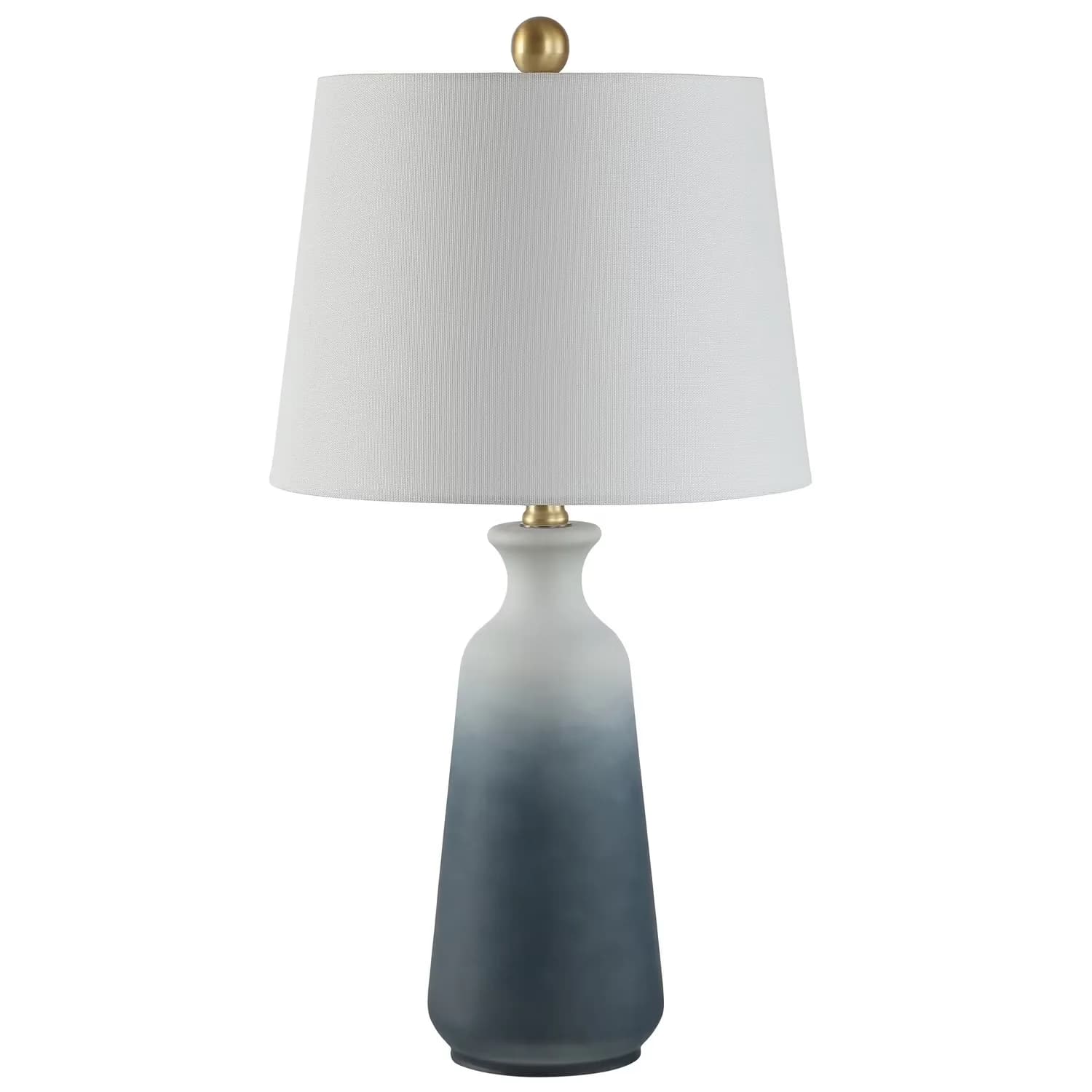Reliable Table Lamp with LED, Modern - White, Blue, Multicolor Glass/Iron Model 1C454D