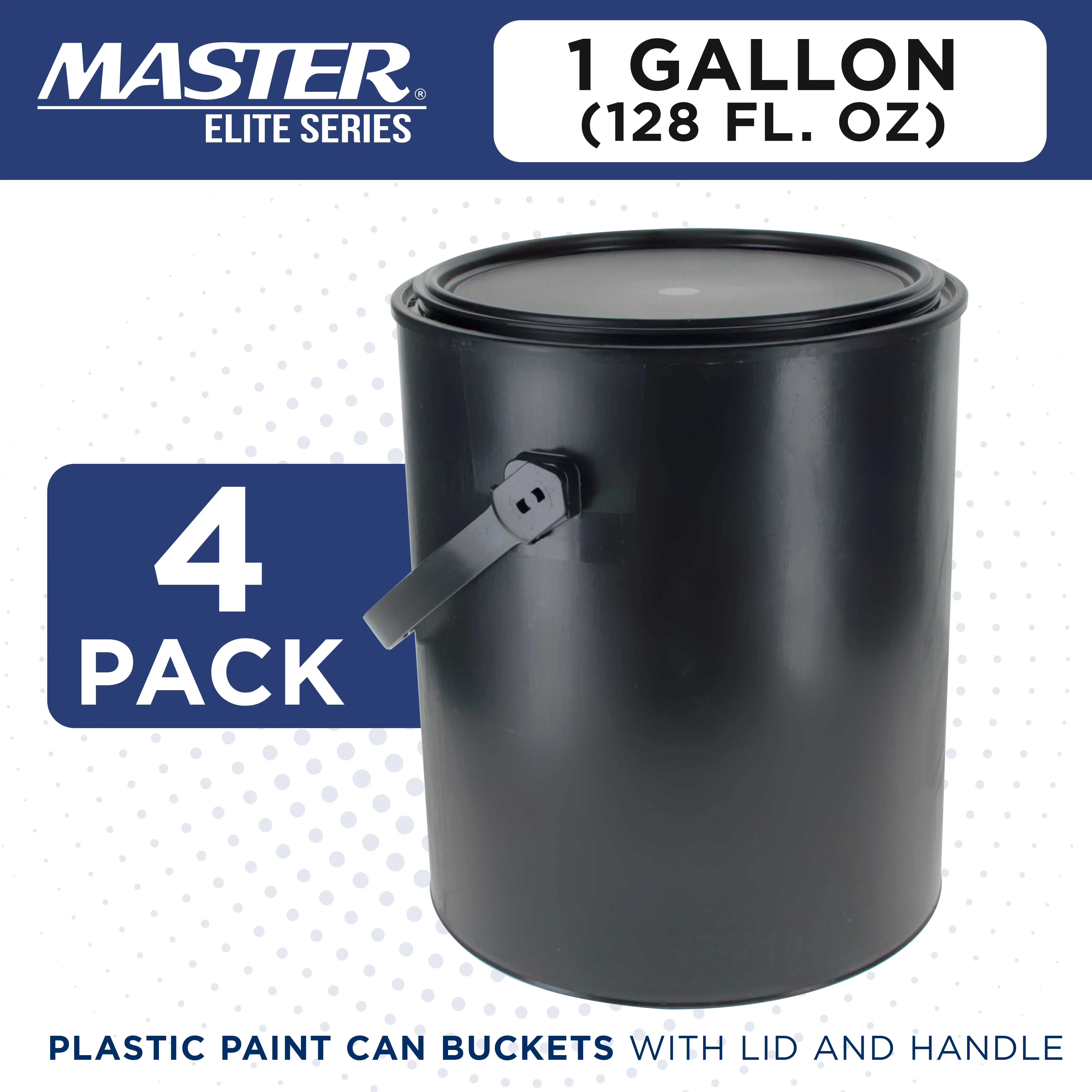 Stylish Paint Tools Supplies - Paint Brushes Rollers Tray with Durable, Triple Lock Airtight Lid Seal, Dent & Rust Proof - Black... Model 22A313