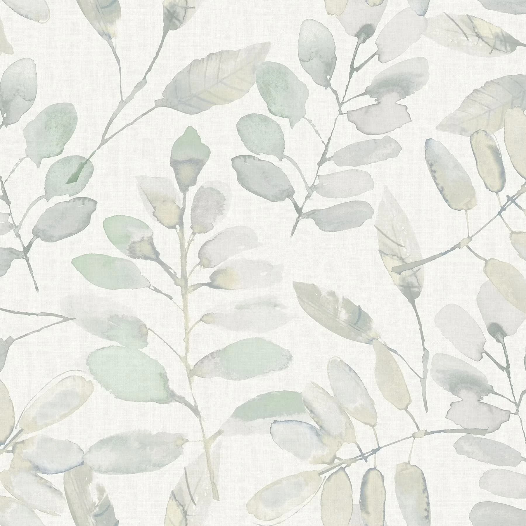 Classic Wallpaper with Removable, Floral trial peel and stick wallpaper, 28.6 sq. ft - Pvc Adhesive White Model 7A5266