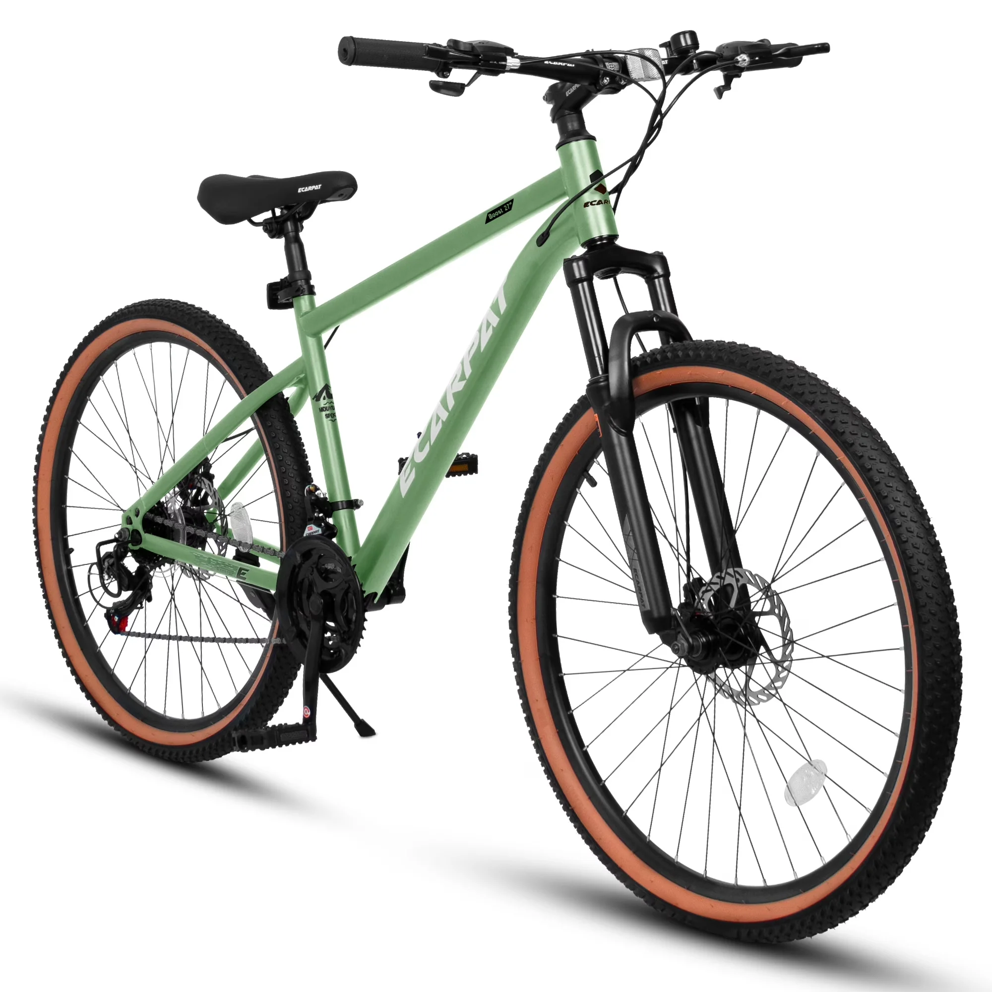 Reliable Mountain Bike with Adjustable Seat Height, 27.5 Inch - Green A27301-GREEN Model 3BA2A4