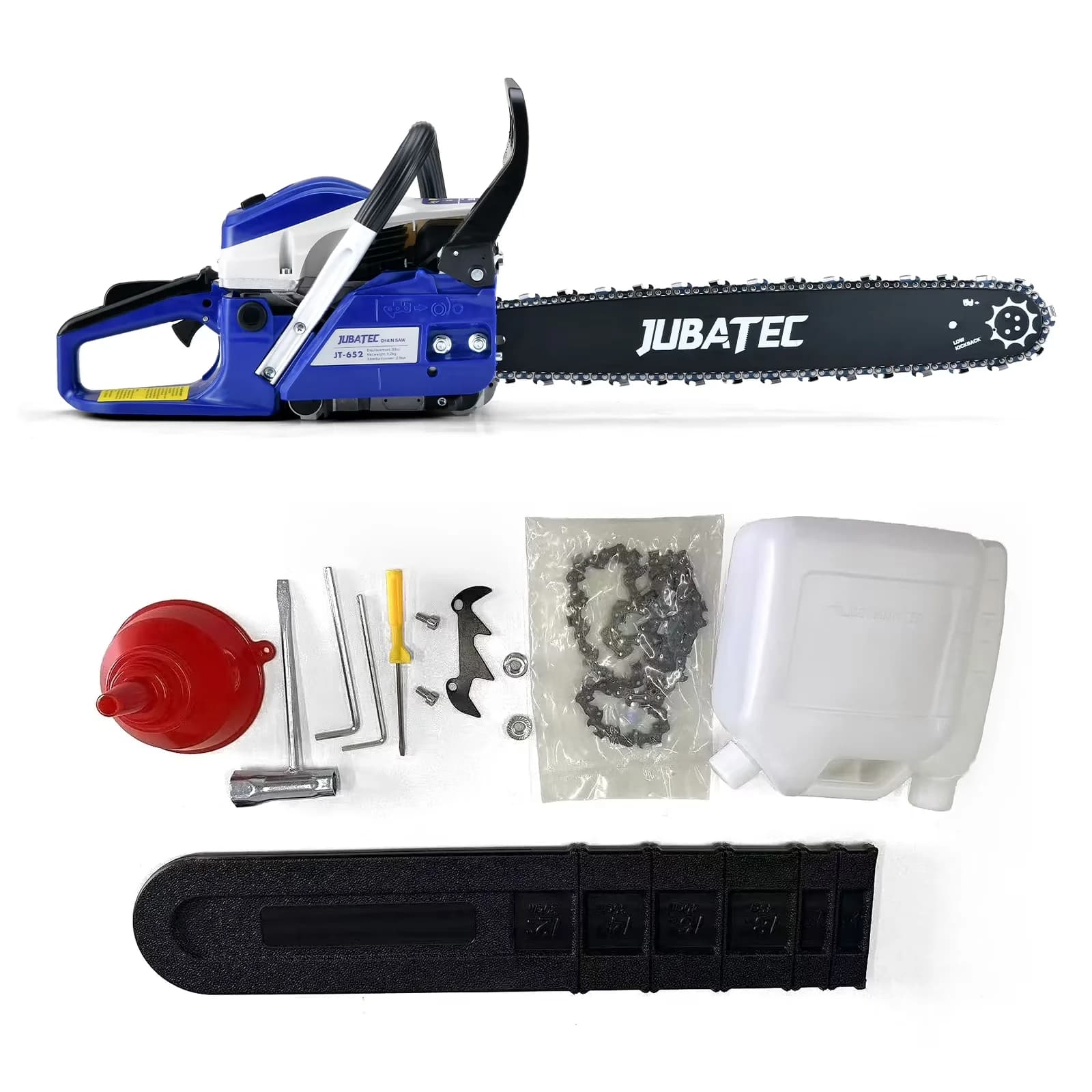 Essential Chainsaw with Chain Brake - Blue for Garden 20 Inch - Premium Collection Model F3504C