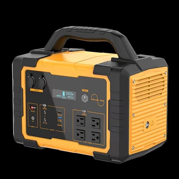 Generator Sleek with 200W, Overload Protection, Short Circuit Protection - Yellow for Home, Camping Model B3CC3A
