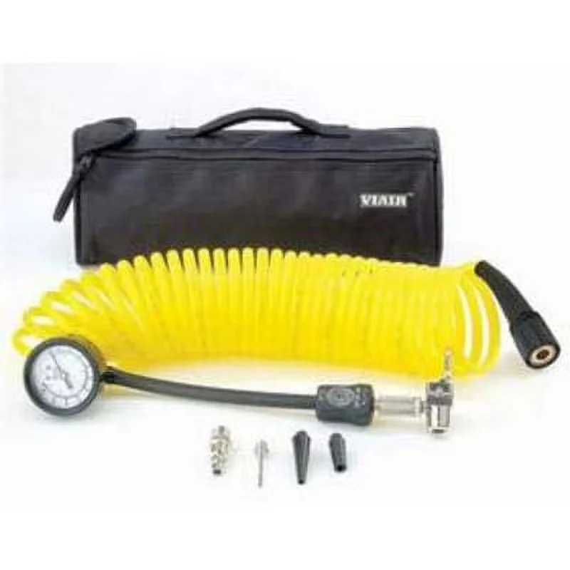 Sleek Air Tools Compressor with Adjustable, 100 PSI 5-in-1 Deflator/Inflator - Nylon Yellow Model 327A59