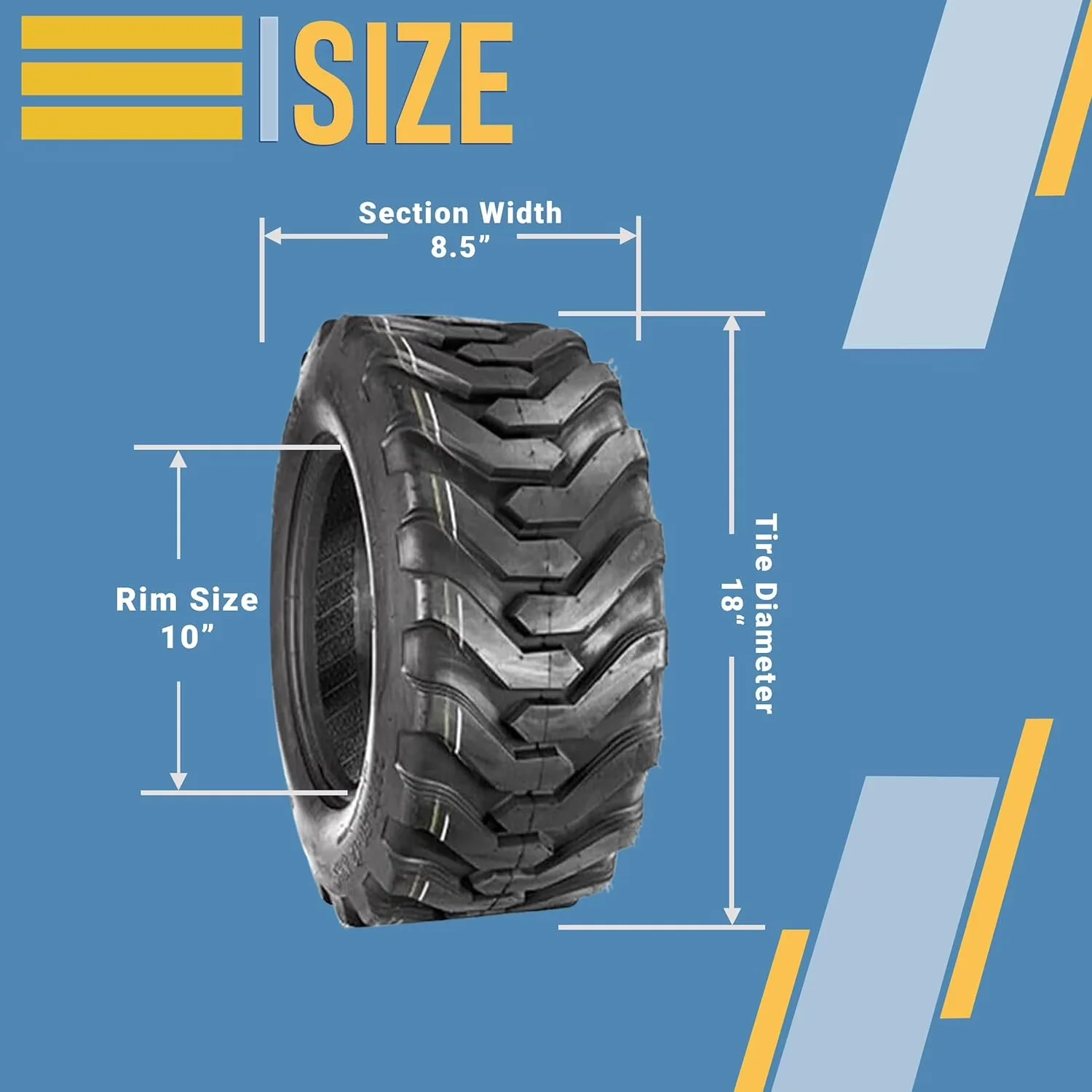 Professional Lawn Mower Tire with Heavy-Duty - 50-10 - Ergonomic Design Model 9EEA05