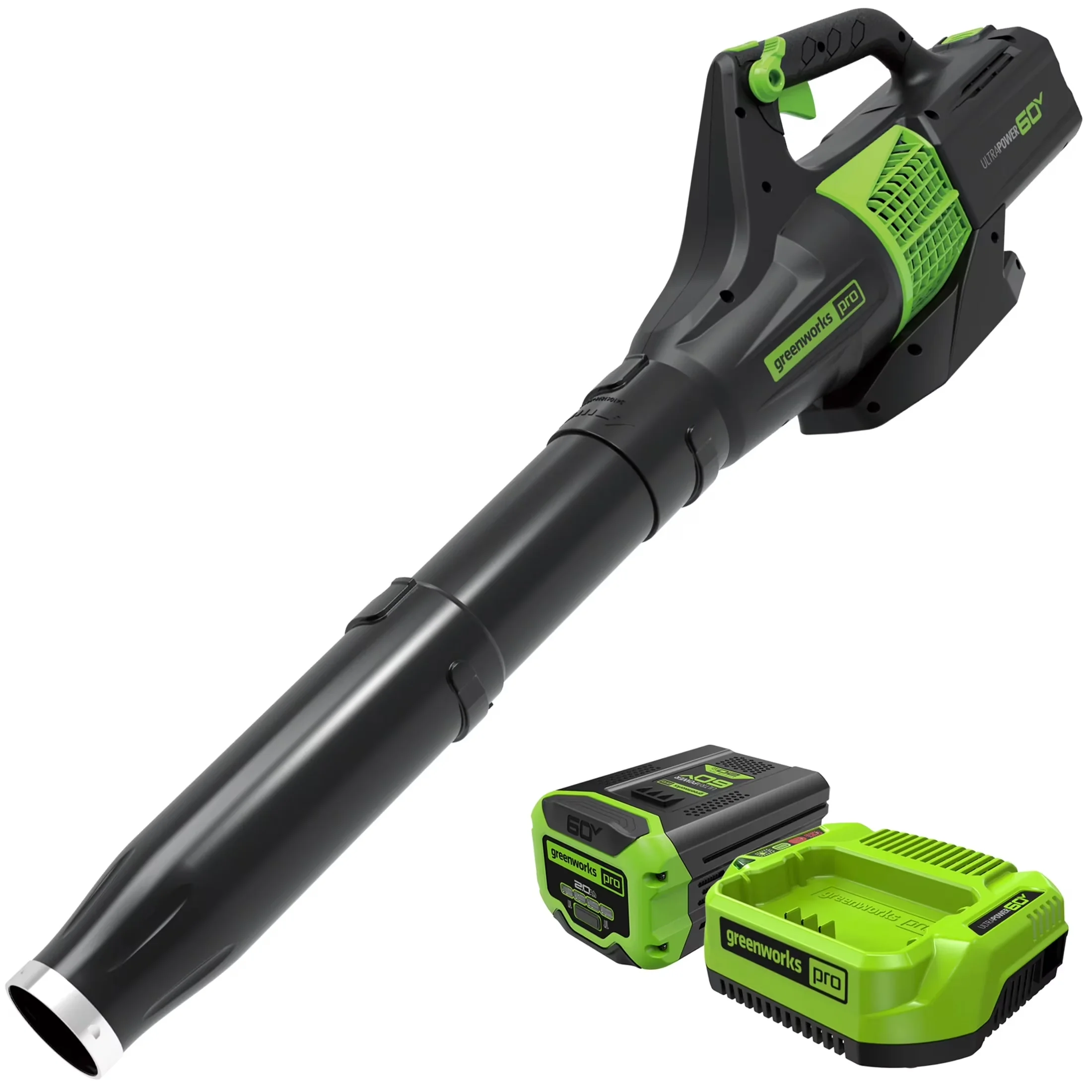Innovative Leaf Blower with Battery, 60V, 2.0Ah Battery & Charger - Rustic Charm Model F007D8