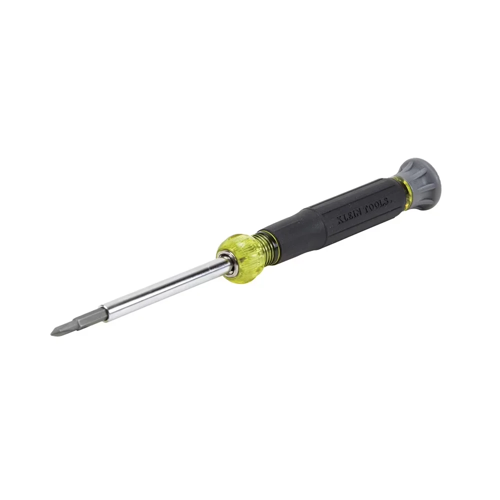 Pro Tool Efficient with Industrial Strength Bits, Four different tips in one tool - Steel Black Model 8F9BD6
