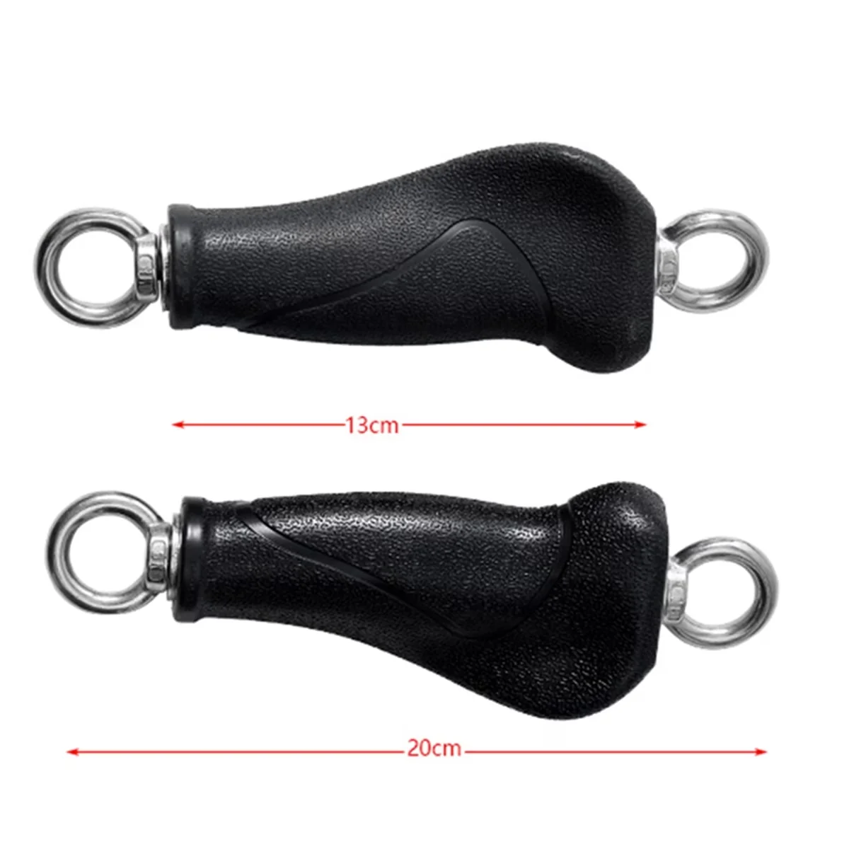 Home Gym Accessory Reliable with Heavy Duty, Pull Up Hand Grips, Gym Exercise Grip - Pp+Metal+Stainless Steel Black Model 1A0F13