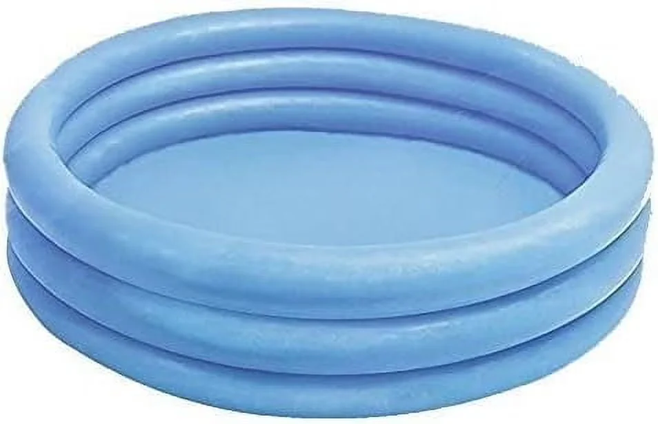Versatile Inflatable Pool with Pool allows for 6 1/2 (17cm) of water, Age Grade: 3+, Crystal Blue 45" x 10" - Blue Model B6947A