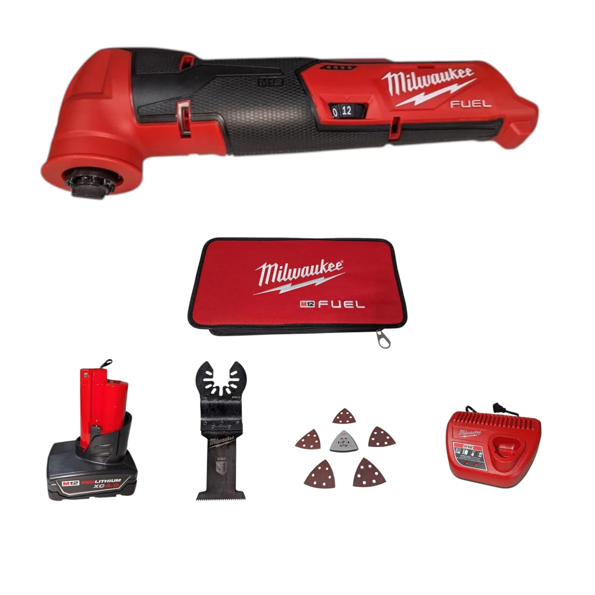 Woodworking Quality with 12V, Multi Tool, 12V Cordless Brushless Power Tool - Black Model 1208BB