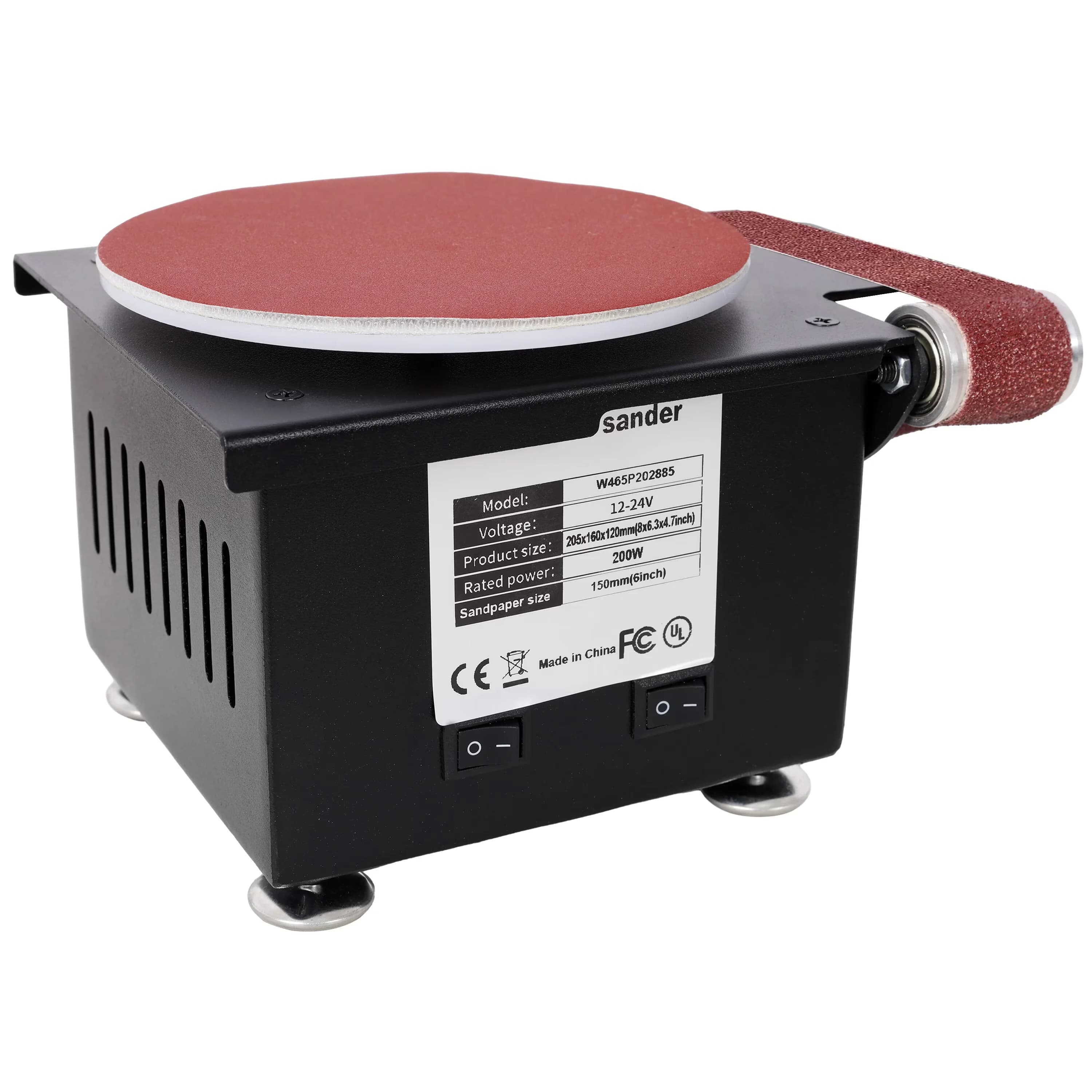 Compact Power Saw with 7-Gear Bench Grinder, Forward/Reverse - Metal 7x8 Model 8EF945