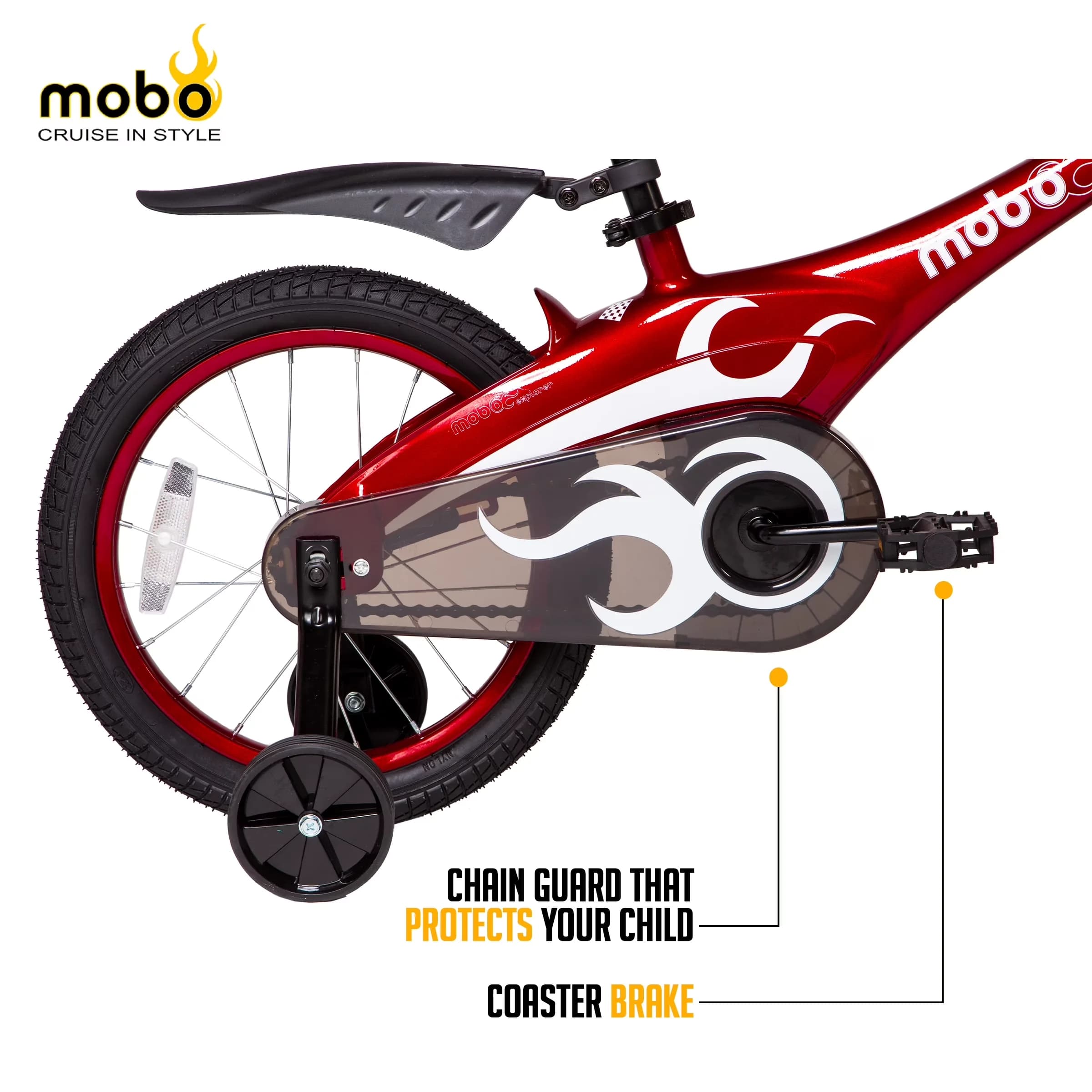 Versatile Kids Bike with Adjustable Handlebar Height, Adjustable Seat - Red Model AAF846