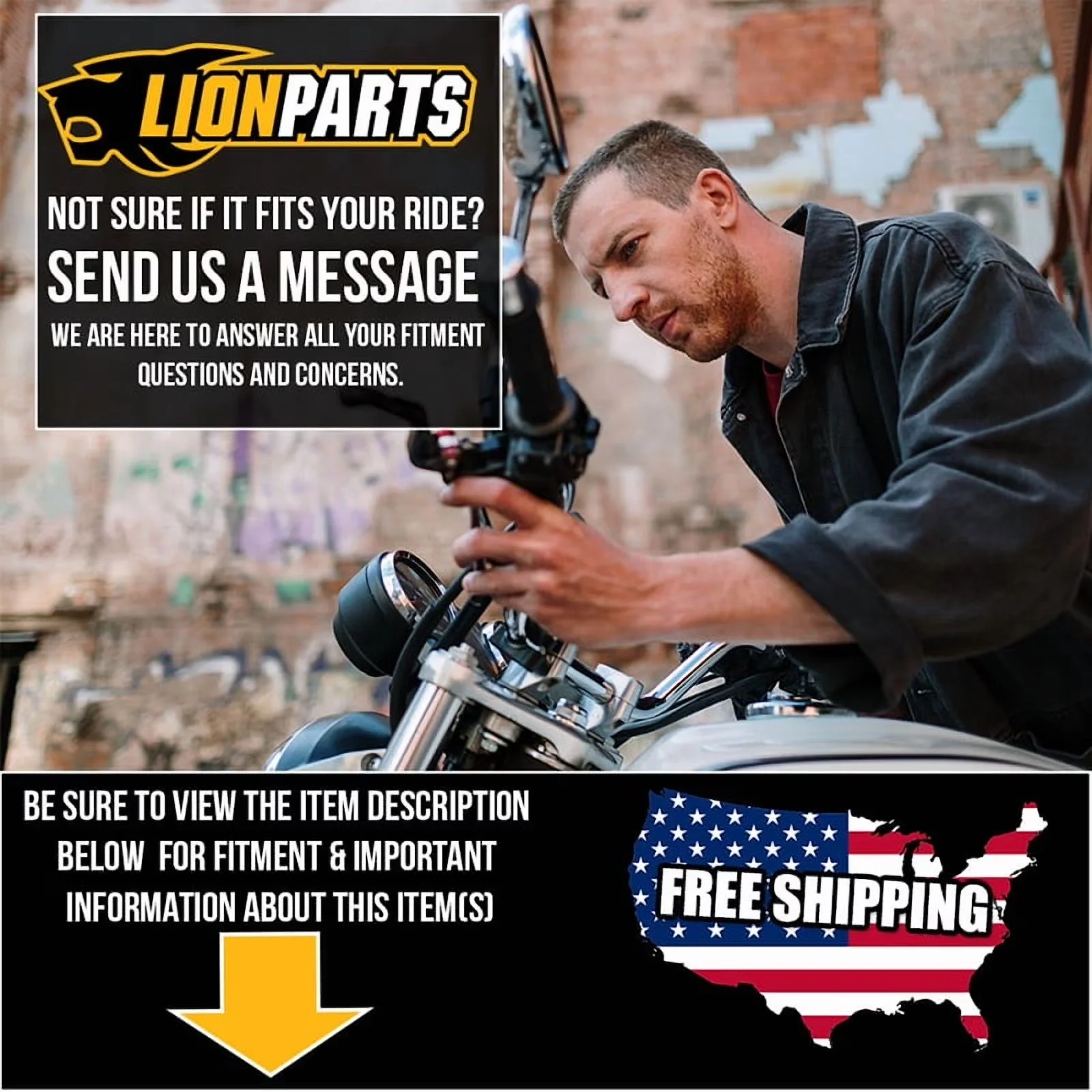 Innovative Motorcycle Tire with Replacement, Made in USA, Position: Front - Model 85F7F8