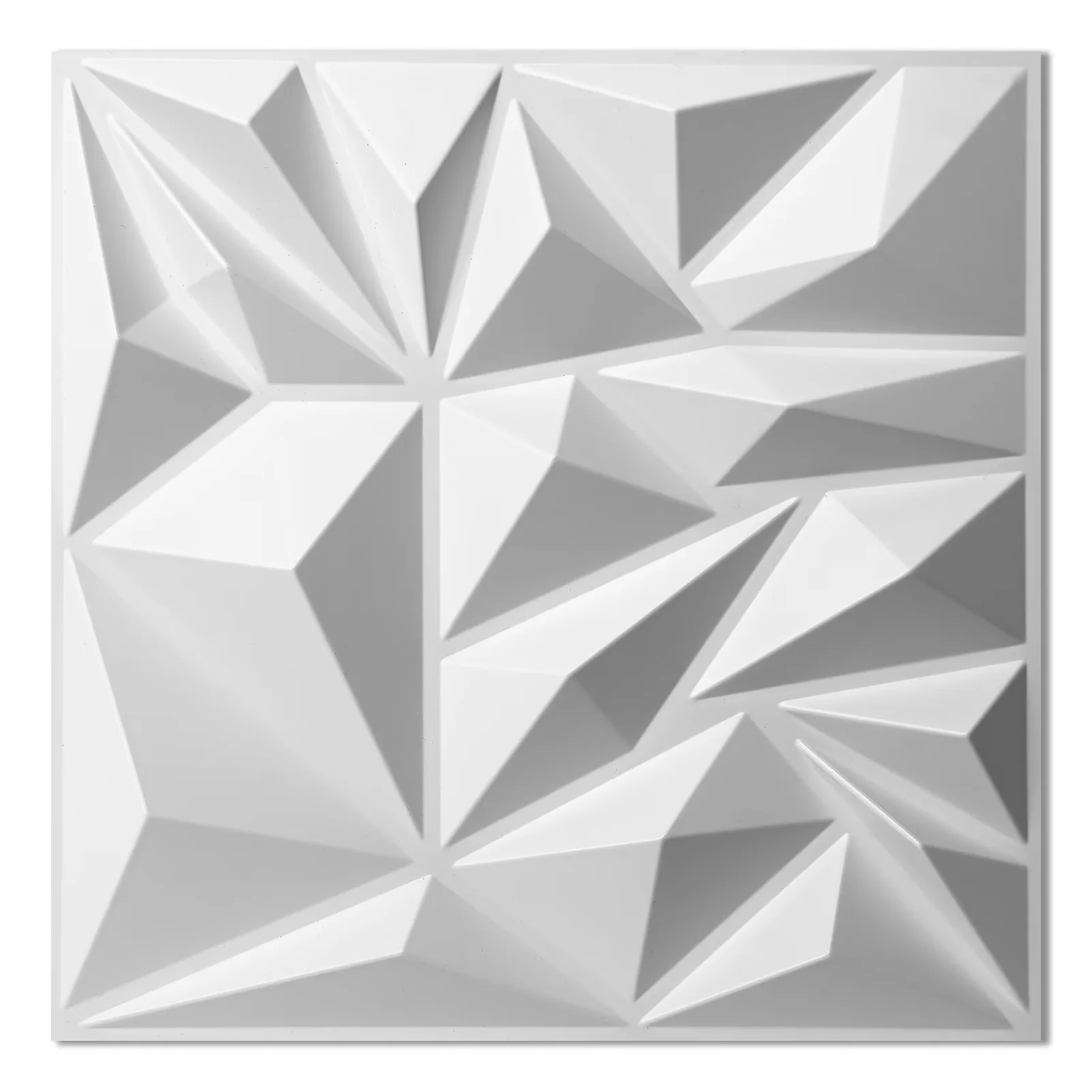 Stylish Wallpaper Wall Decals Wall Covering with Waterproof - White for Home Model 38D9A4