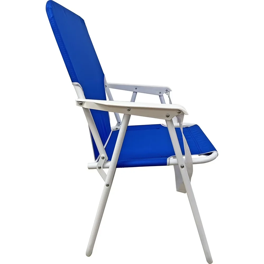 Beach Chair Compact with Folding, 190lbs Capacity, Wave 1-Position - White Model 213C40
