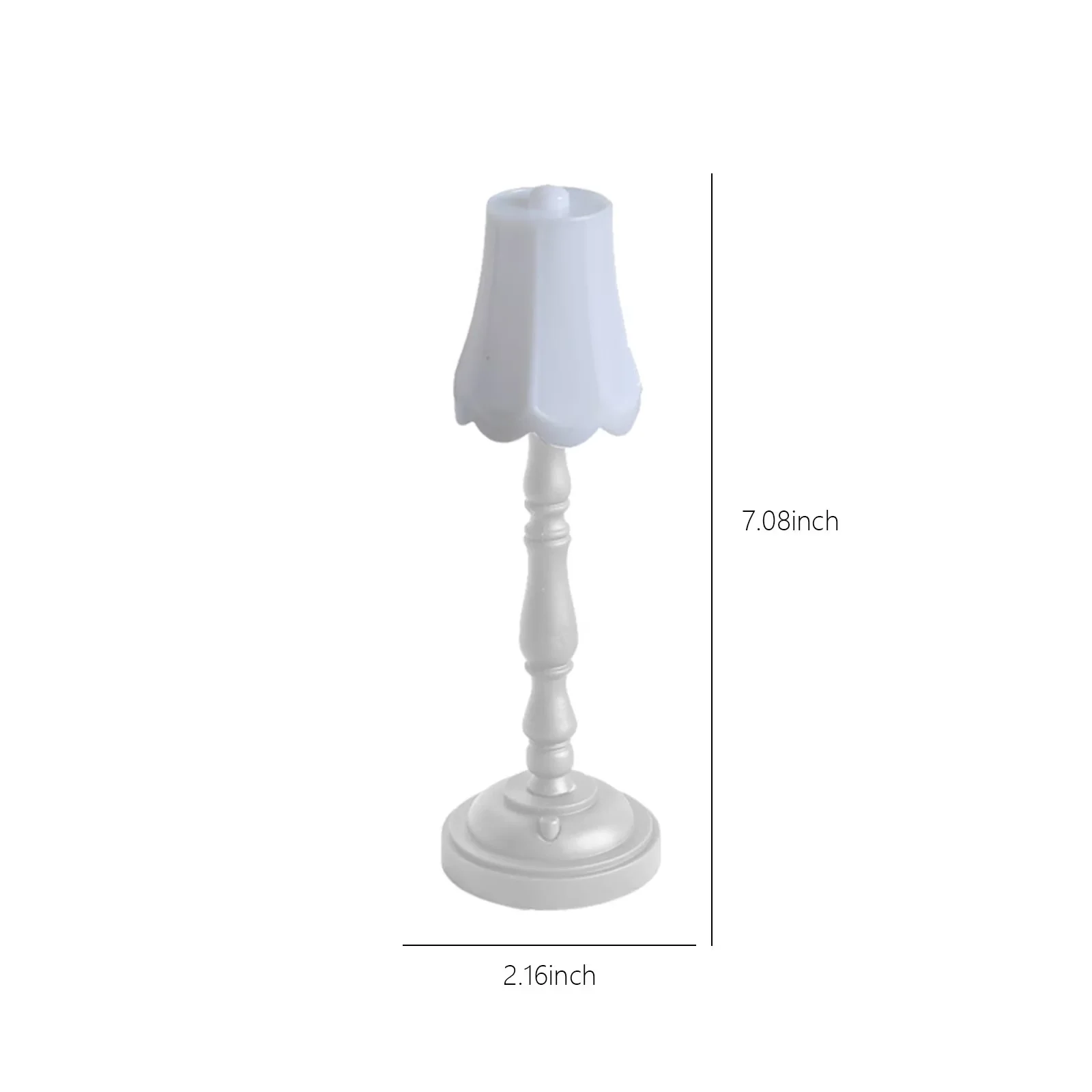 Table Lamp Essential with LED, Battery, Traditional - Multicolor Plastic for Small Model A47EB7