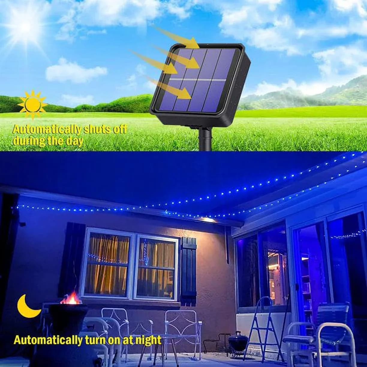 Professional Novelty Light with LED, Solar, Waterproof for Garden, Patio - Model 638090