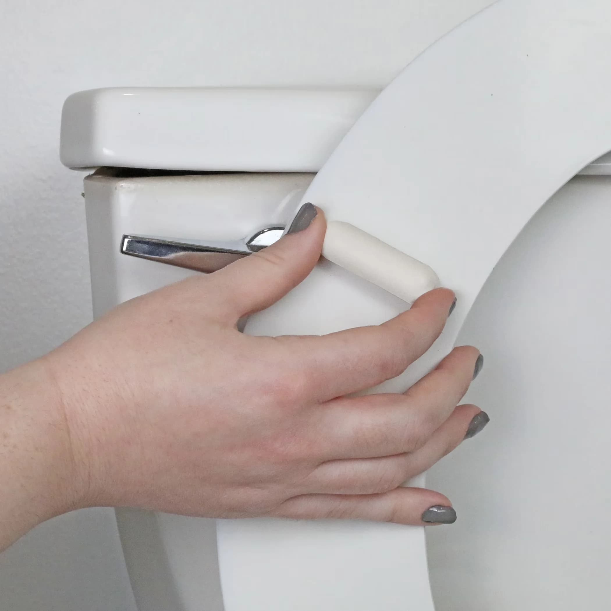 Premium Toilet Seats And Lid with Traditional, 0.01 lbs (10062), 4-Pack - White Rubber Model 870D0E