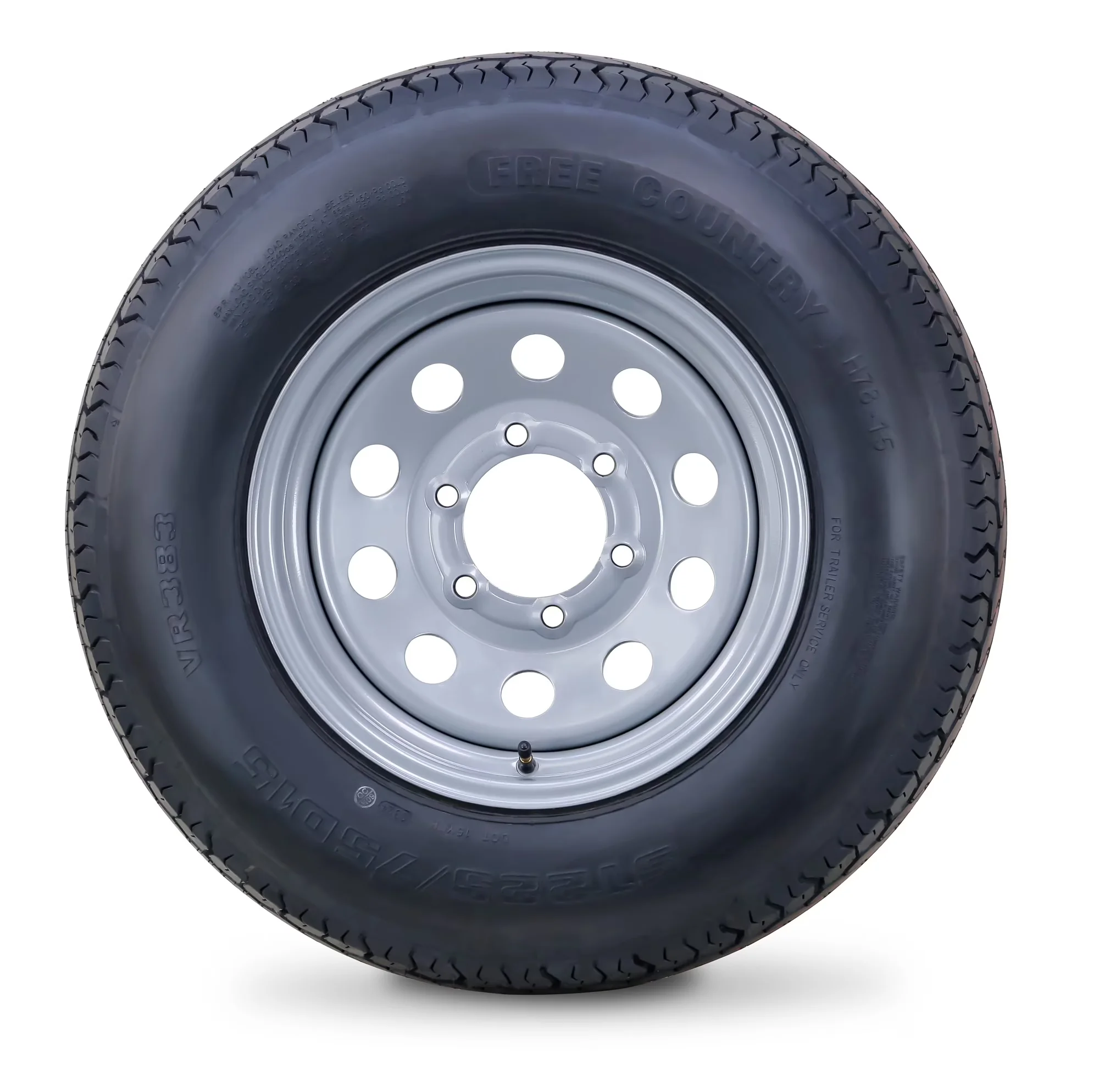 Versatile Trailer Tire with Durable Construction, SET 2 - ST225 - Compact and Portable Model 476406