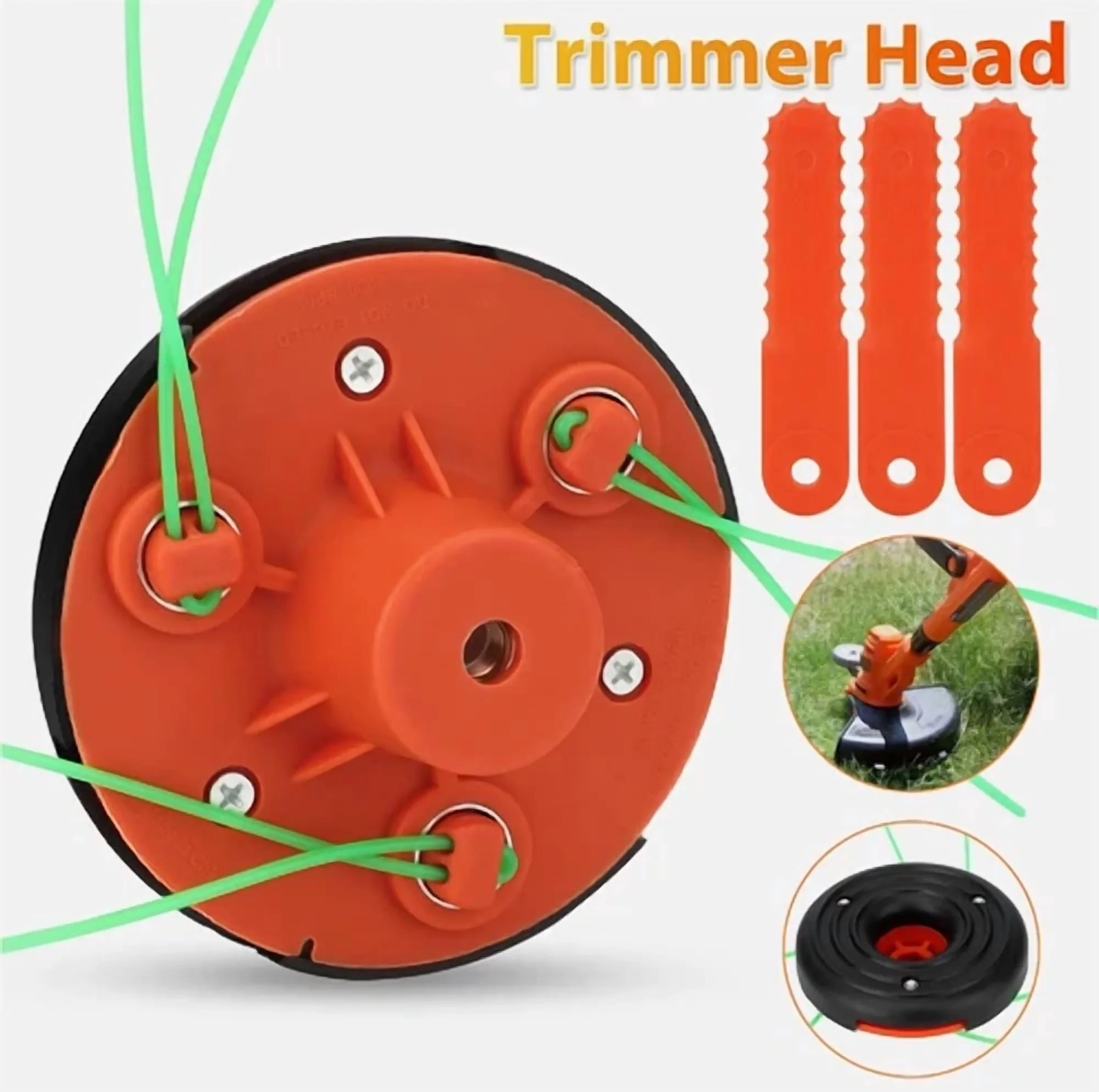 Versatile Replacement Parts Accessory with Universal Replace Trimmer Head for Garden - Model EA22F1