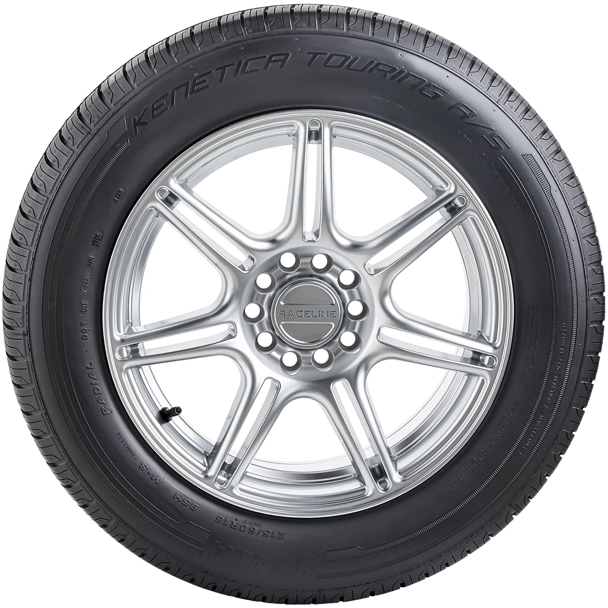 Efficient Car Tire with Fits Multiple Makes And Models, Sidewall style: Black Sidewall - Model 690C07