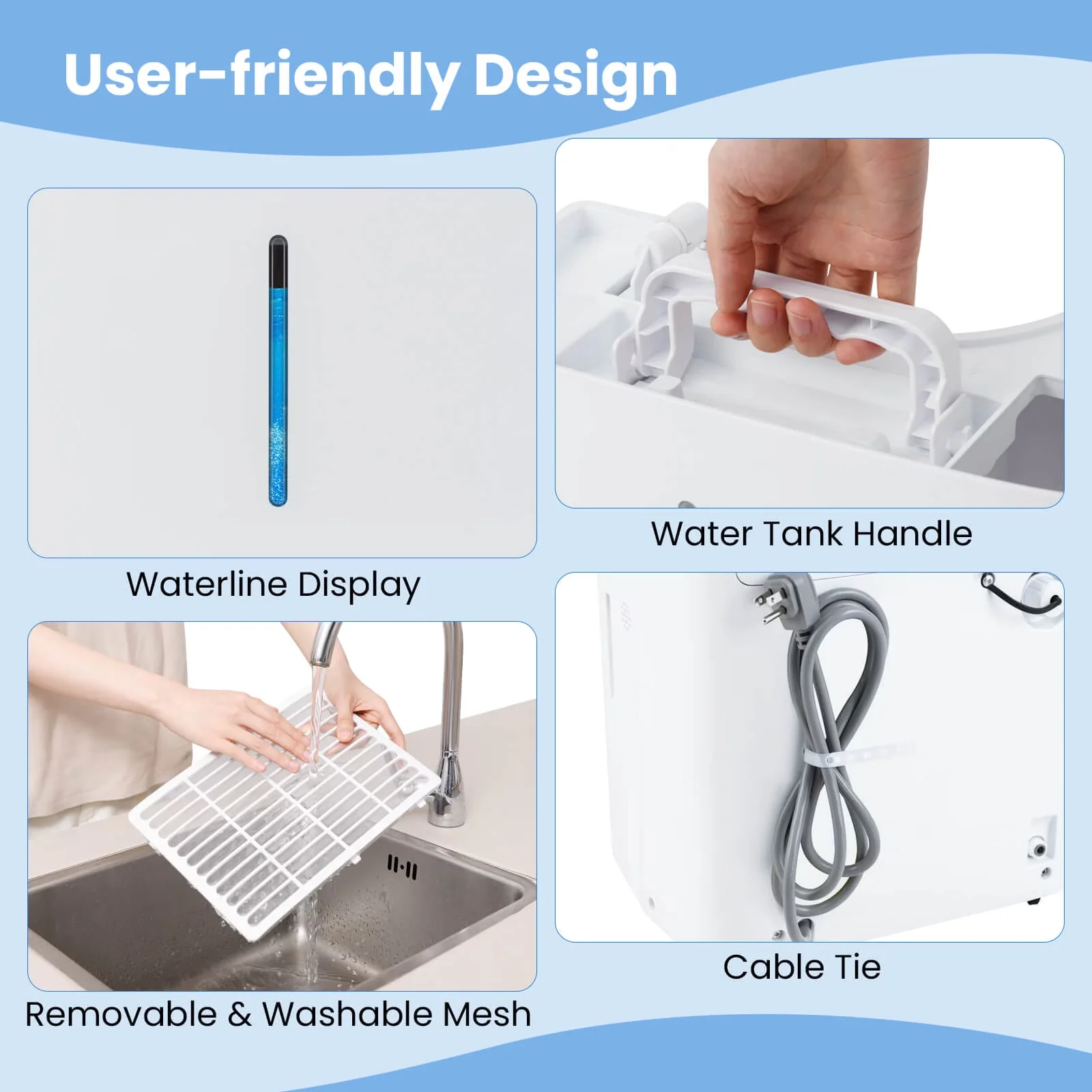 Versatile Dehumidifier with Automatic Shut-Off, 22.5-Pint(DOE) Energy Star - White Model 40B210