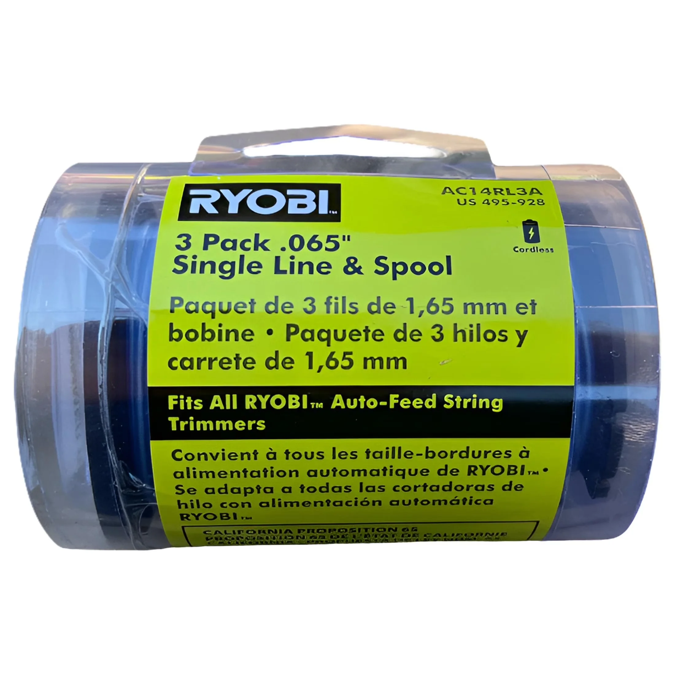 Essential Replacement Parts Accessory with Includes (1) spool, 0.065 inch diameter line, Please refer to list for compatibility - Model 772F06