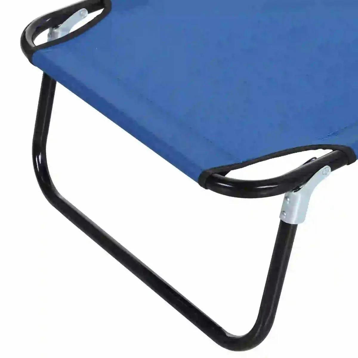 Sleek Beach Chair with Folding, Yard & Patio Tanning Seats, Blue - Blue Model 0EB41B