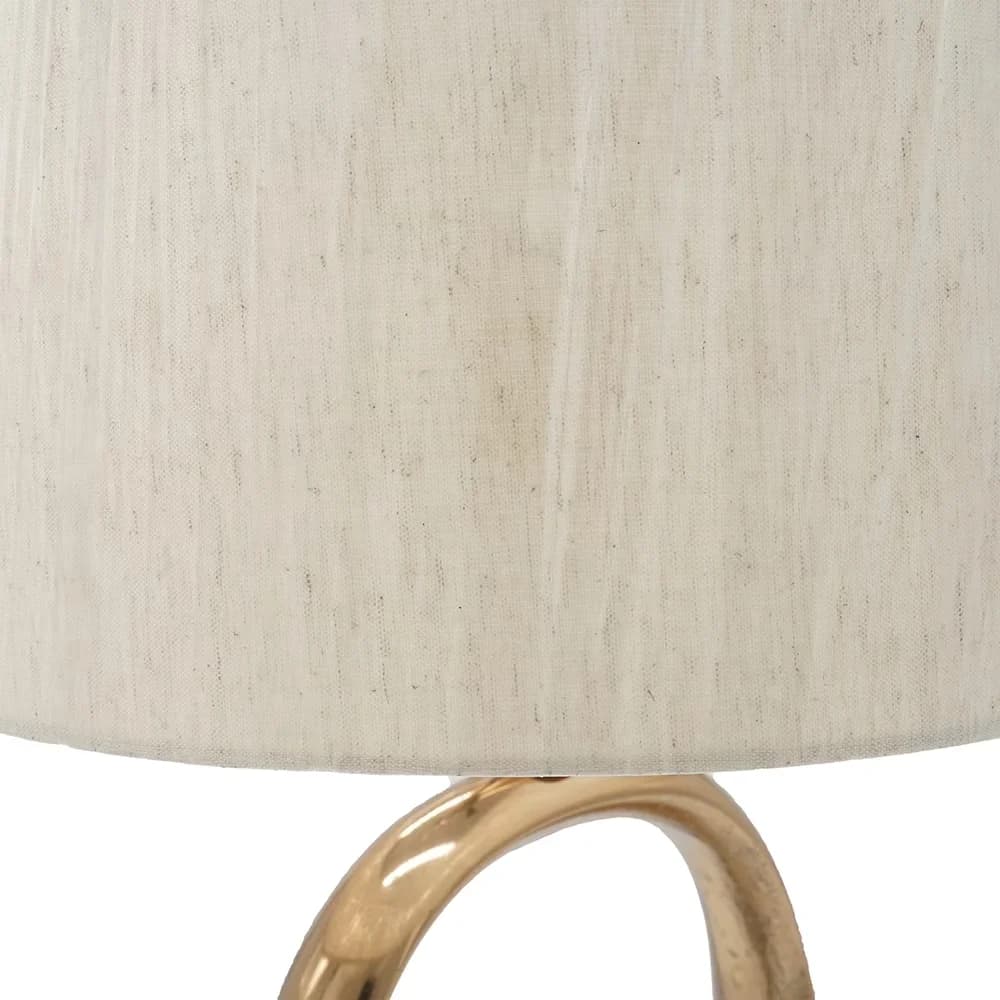 Lamp Premium with Battery, Art Deco, Accent Lamps - Aluminum, Marble Gold, Beige, Multicolor Model CD3600