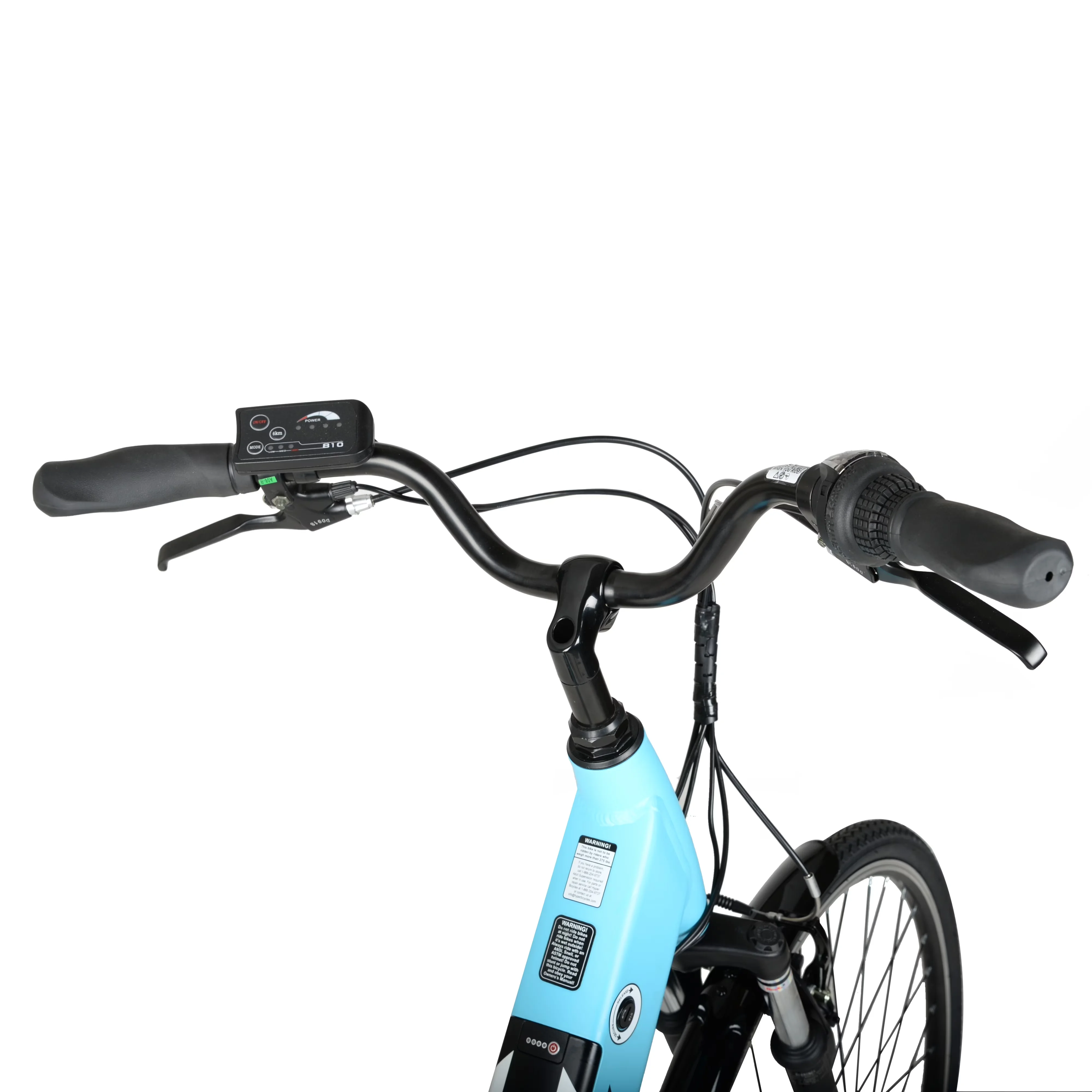 Electric Bike Classic with Battery, 250W, E-Ride 700C 36V Commuter E-Bike - Blue Model 24C681