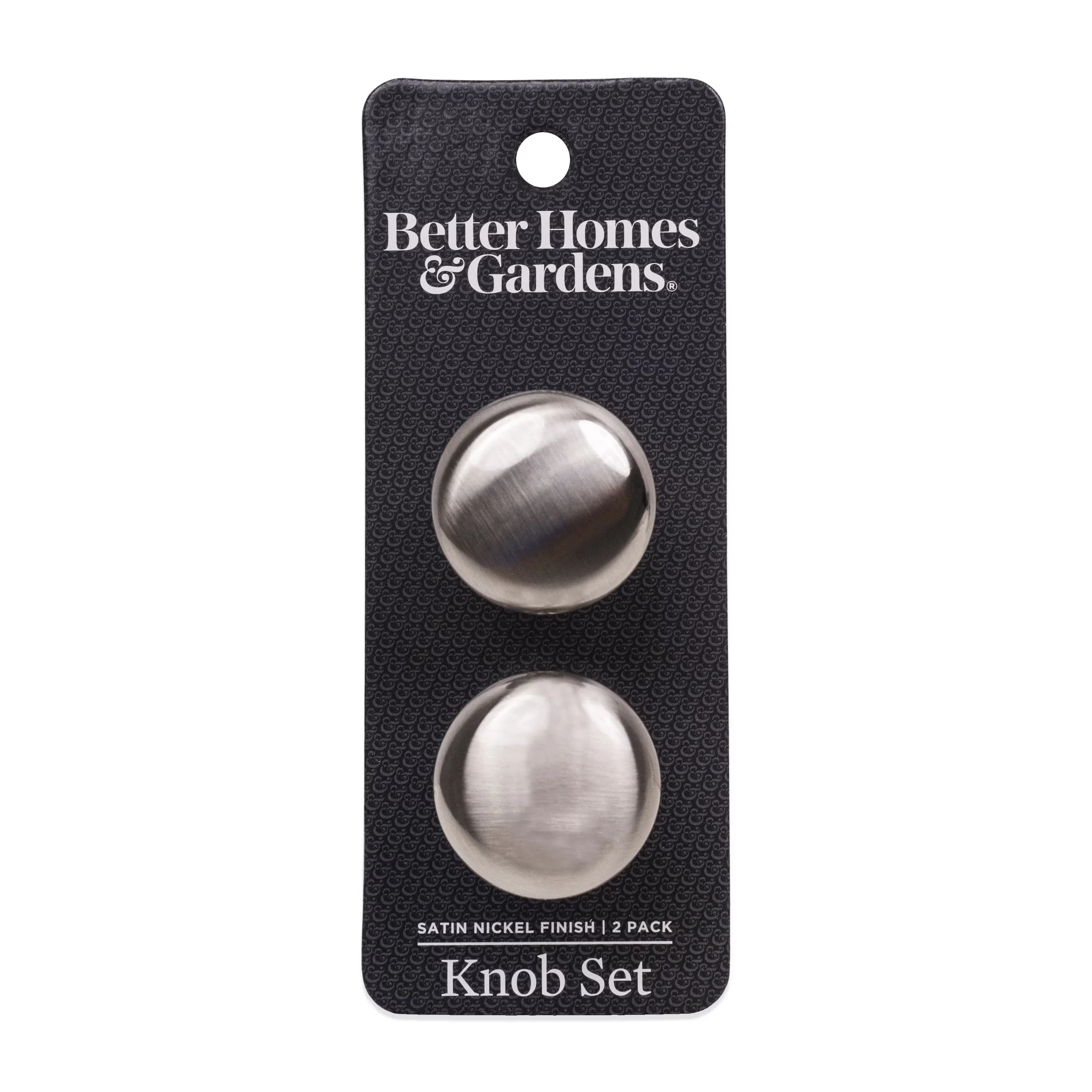 Kitchen Renovation Classic with Easy Installation, Pre-Drilled Holes, Classic round knob shape - Zinc 1-3/16" (30mm) Model 081132