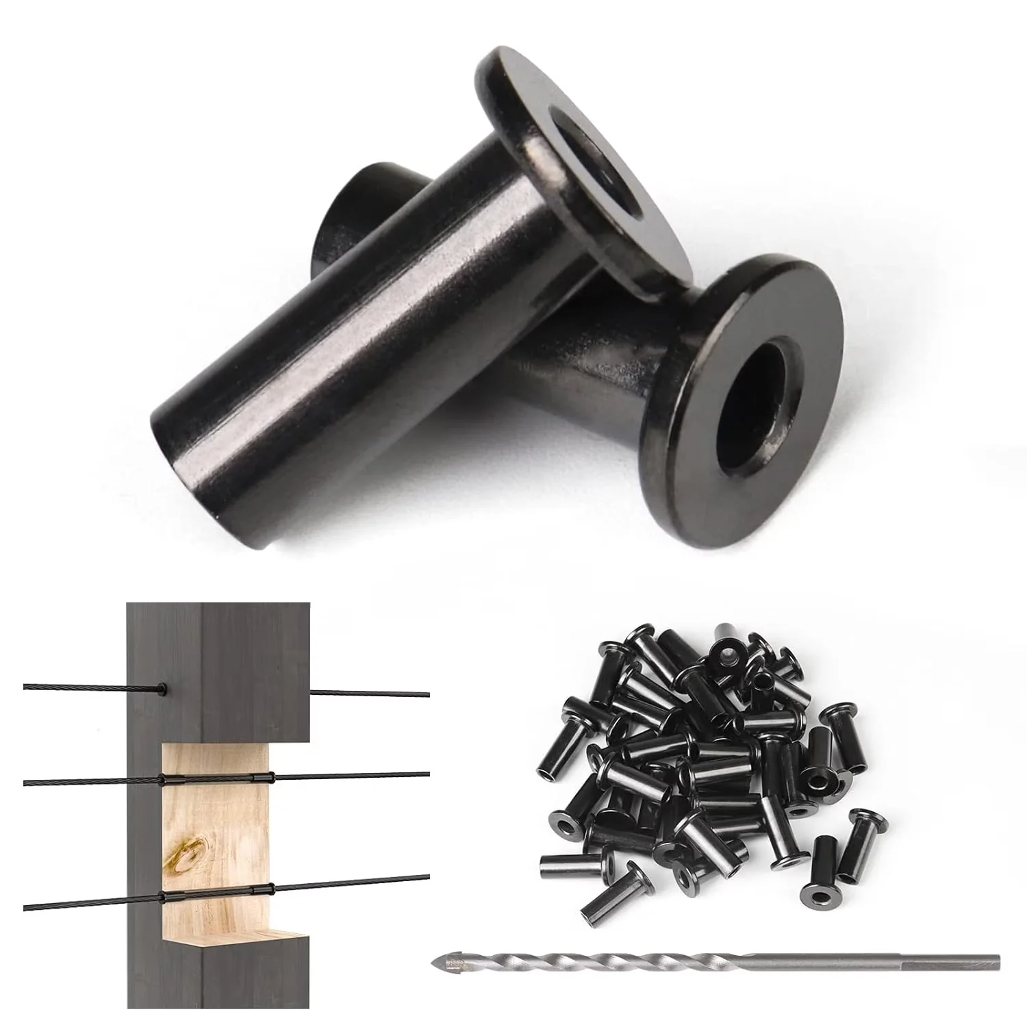 Fastener Stylish - Black T316 Stainless Steel - Reliable Performance Model 1DEC90