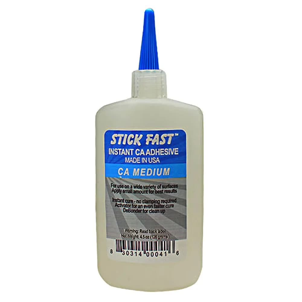 Essential Adhesives Glues In Paint Supplies Tool with Stick Fast Quick Set Adhesive Glue - Clear Medium 4.5 oz Model E03907