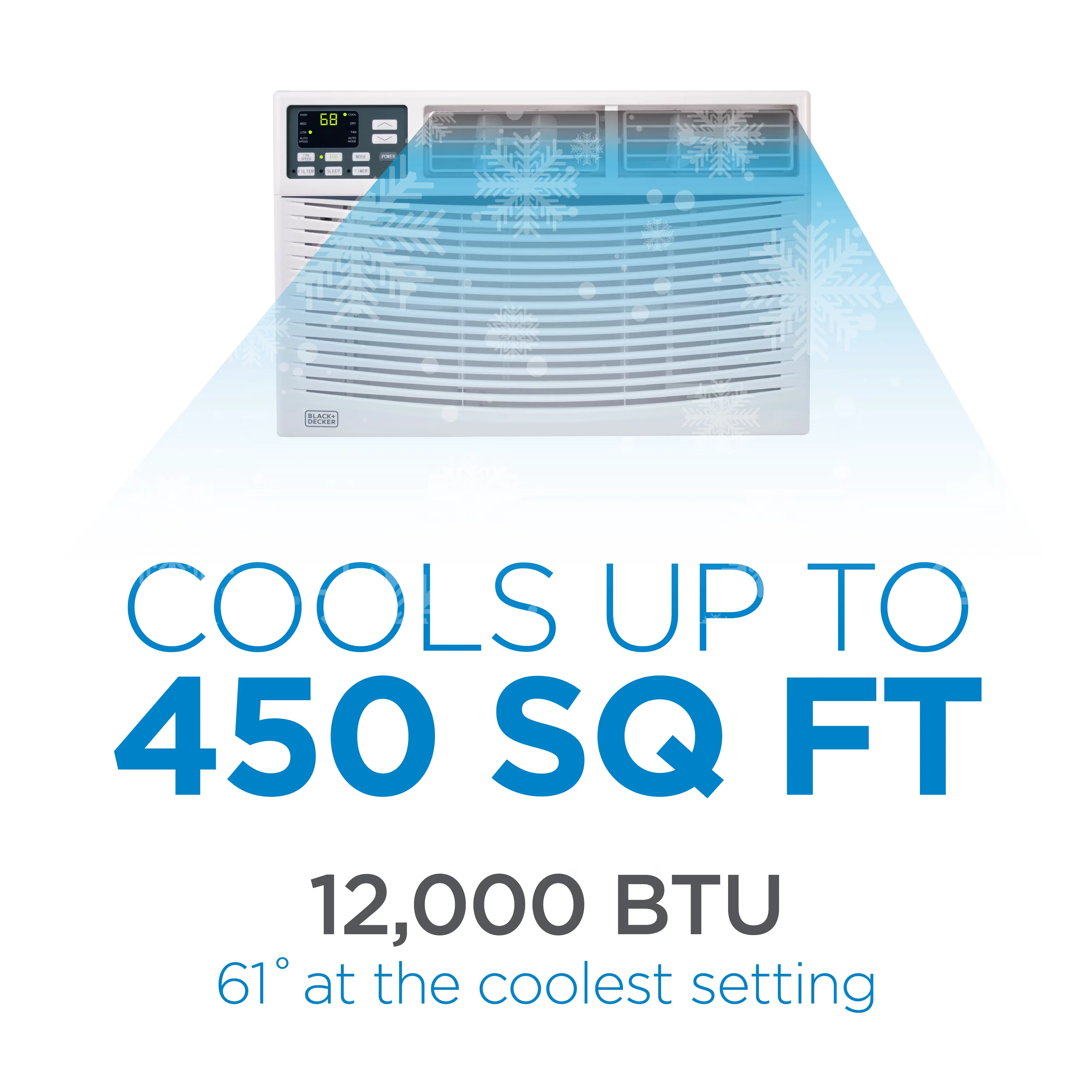 Classic Air Conditioner with 12000 BTU, Remote Controlled, 12000 BTU Electronic Window With Remote - Model 13D20A