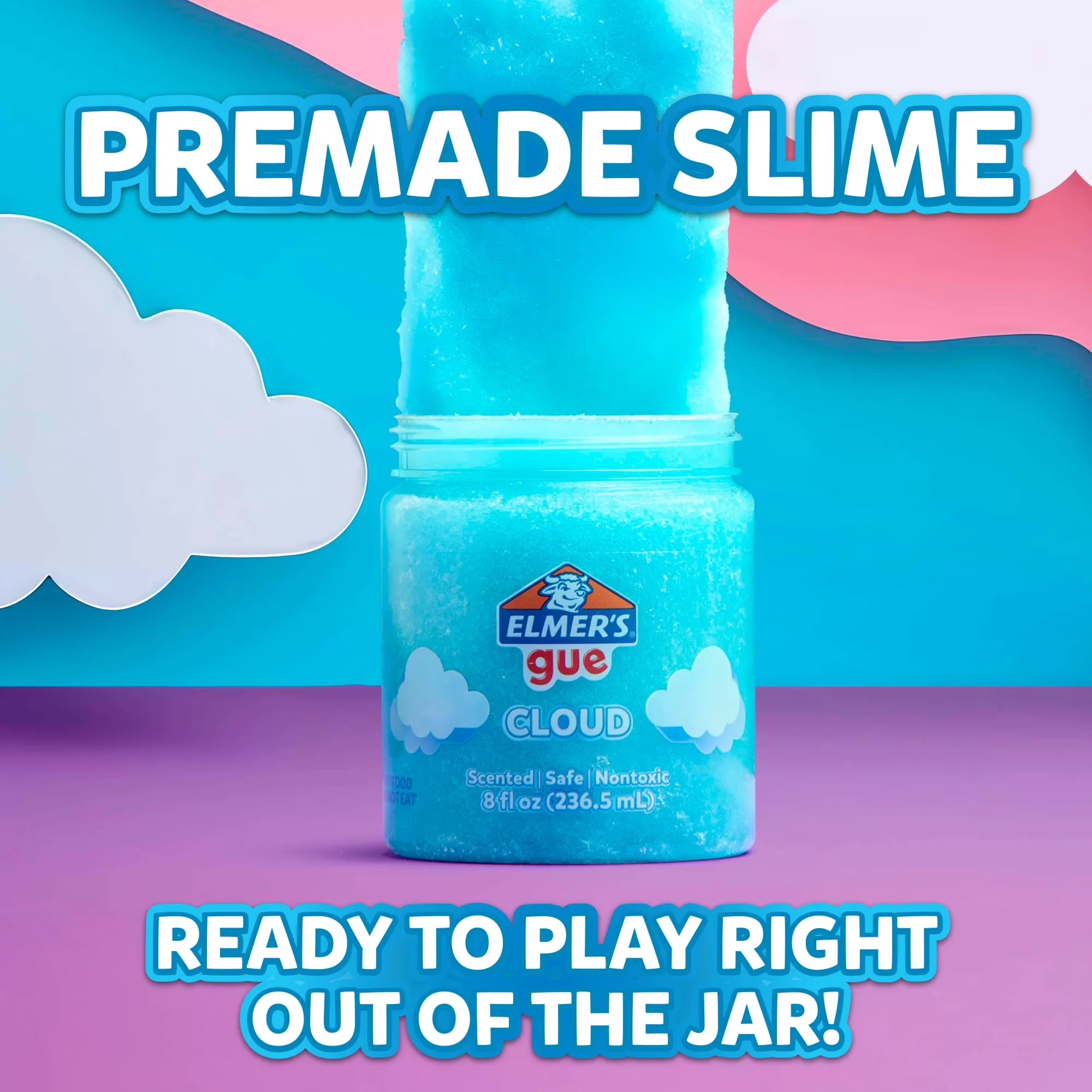 Adhesives Glues In Paint Supplies Tool Modern with Scented, safe, and nontoxic, Cloud Slime, Elmer’s Gue Premade Slime - Assorted... Model A55743