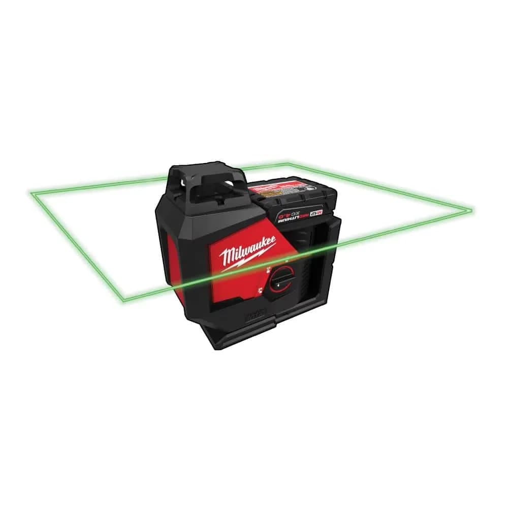 Sleek Measuring Layout with Battery, 12V, Durable - Green Metal 631-21 Model 54ACF0