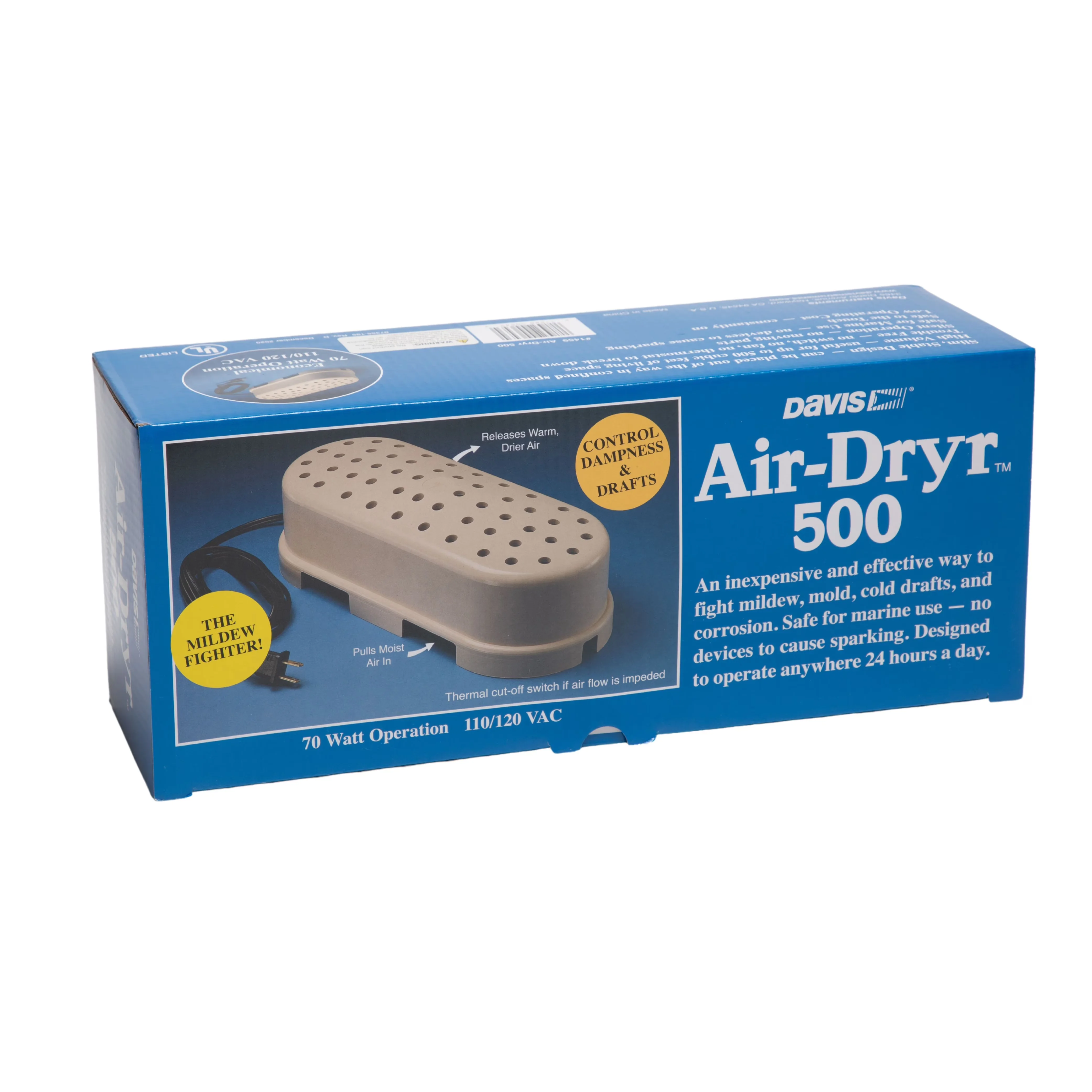 Innovative Dehumidifier with Automatic Shut-Off, Safe to the touch, Slim and stable - Multicolor Model F41252