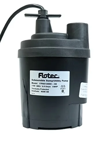Stylish Building Material with Maximum Capacity: 1470 GPH, Draws water down to 3/16-inches - Model DD8140