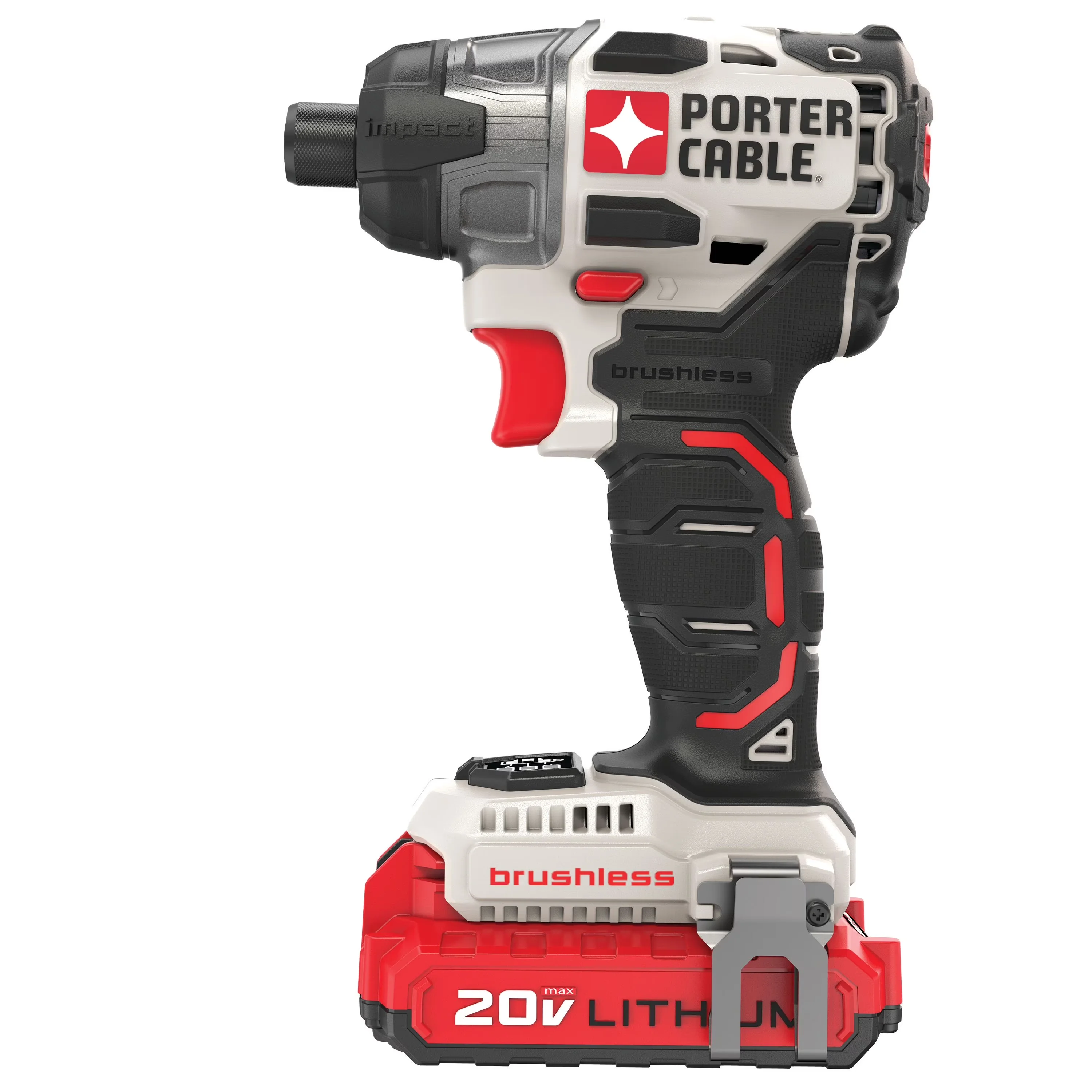 Premium Pro Tool with Battery, Brushless Motor - Red 5.8" 20 - Long-Lasting Performance Model B6B810
