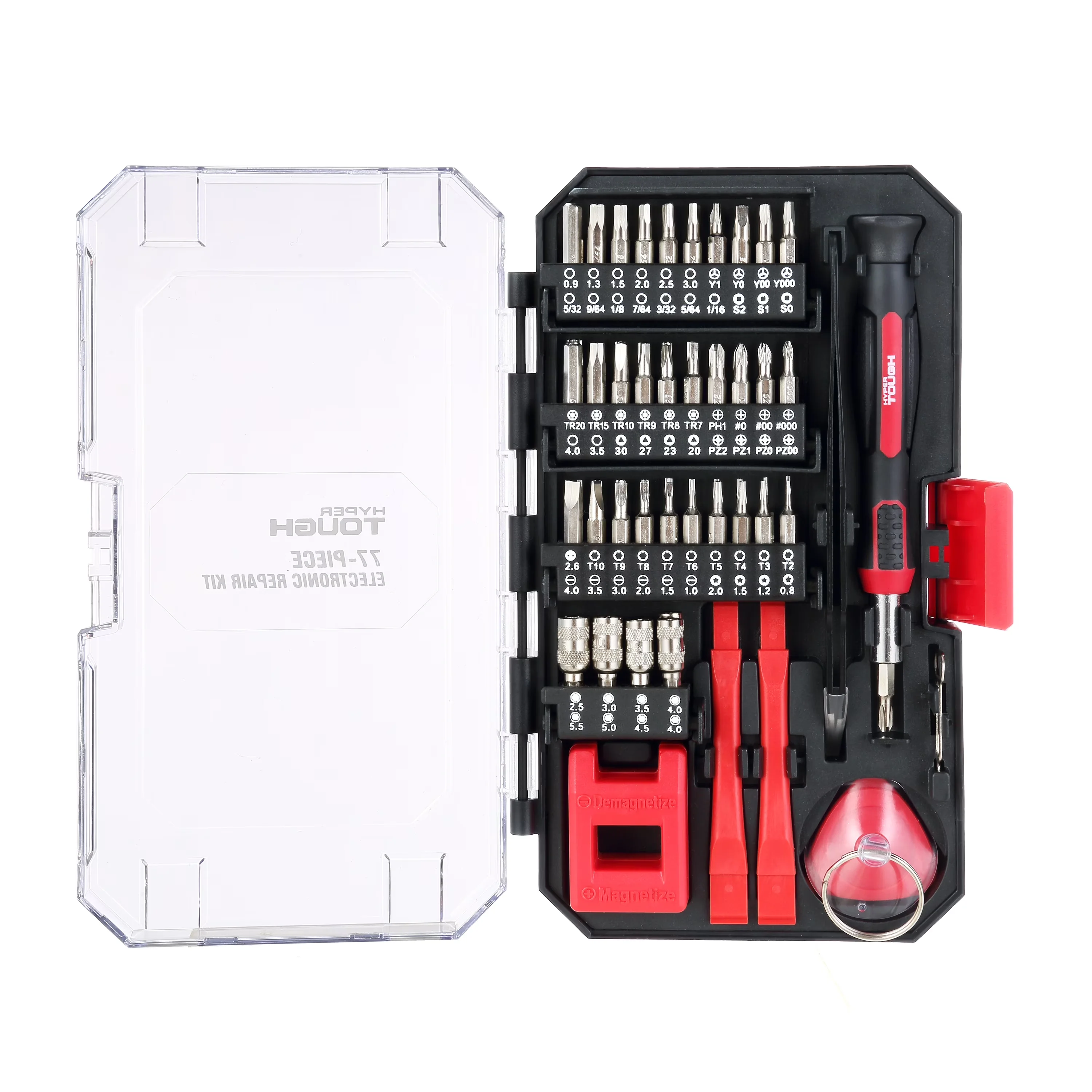 Hand Tool Set Durable with Compact, New Condition, 77 Piece Precision Kit - Model DC97E9