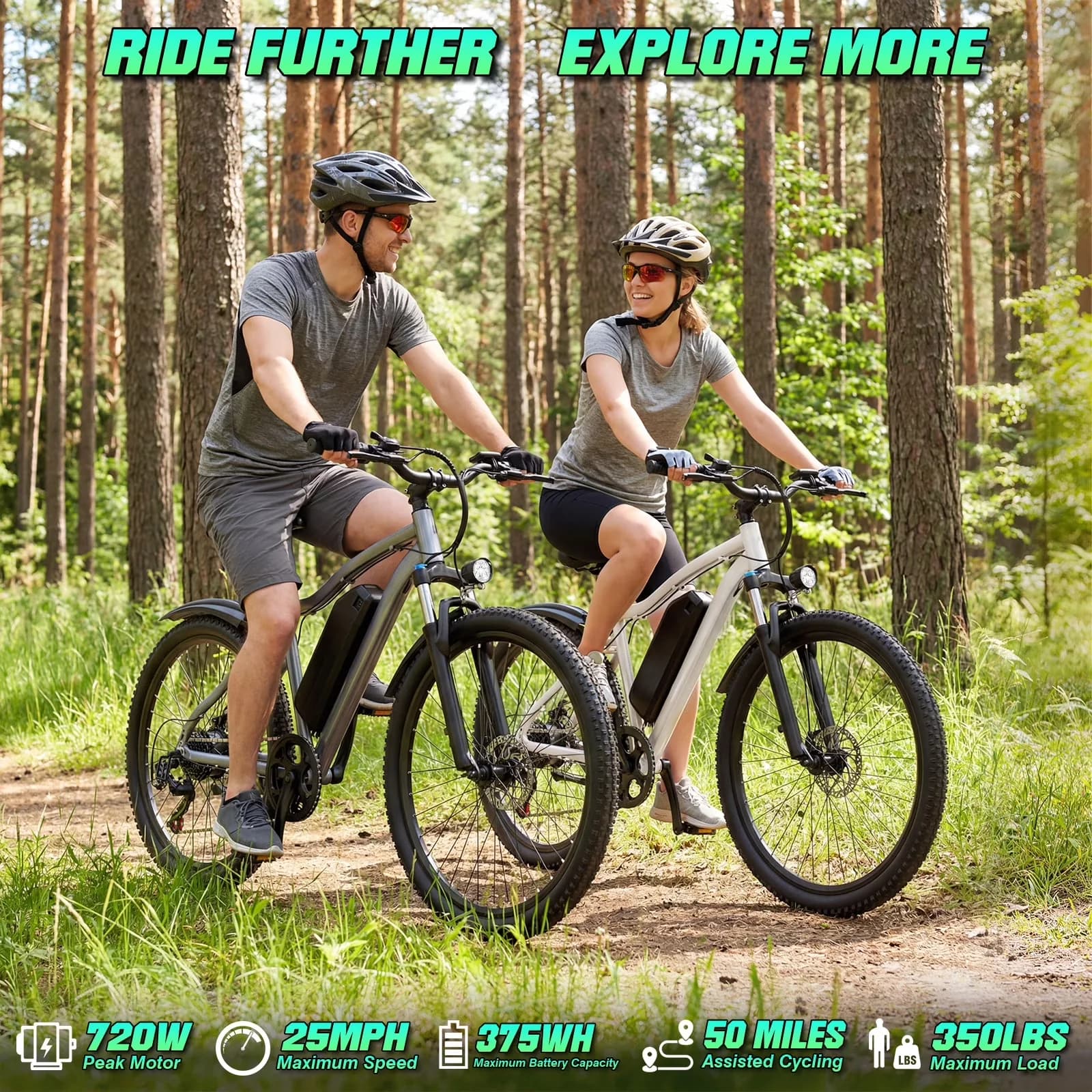 Classic Electric Bike with Battery, 720W, 720W Peak - Bn-T6-01 - Essential Collection Model 7804A0