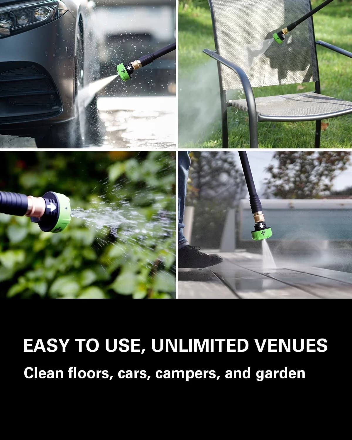 Reliable Pressure Washer with Battery, 24V, Quick Connect Tips - Heavy Duty Model 960DB2