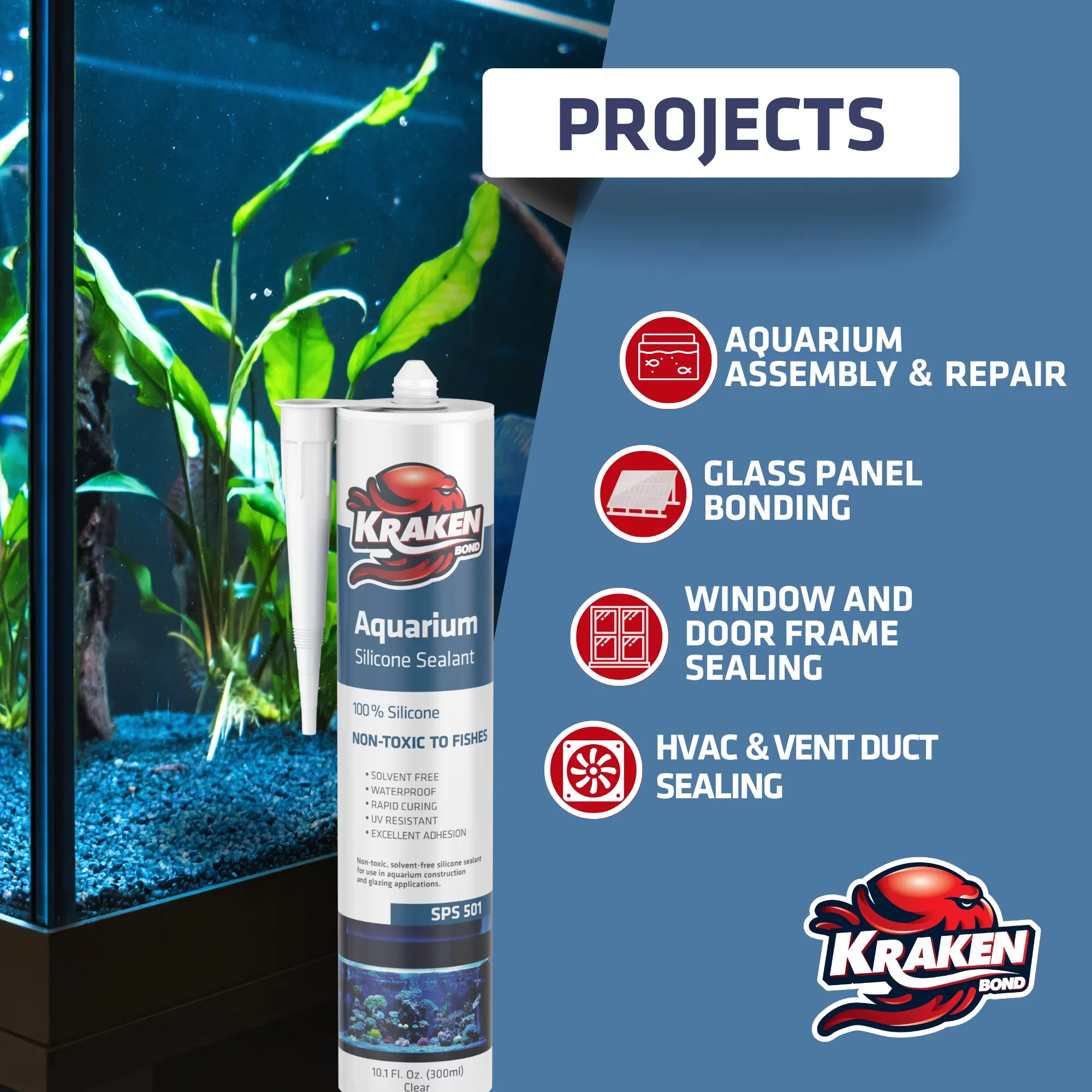 Versatile Building Material with Durable, No Harmful Chemicals, Weather-Resistant - Clear Silicone Model 3EC3B0