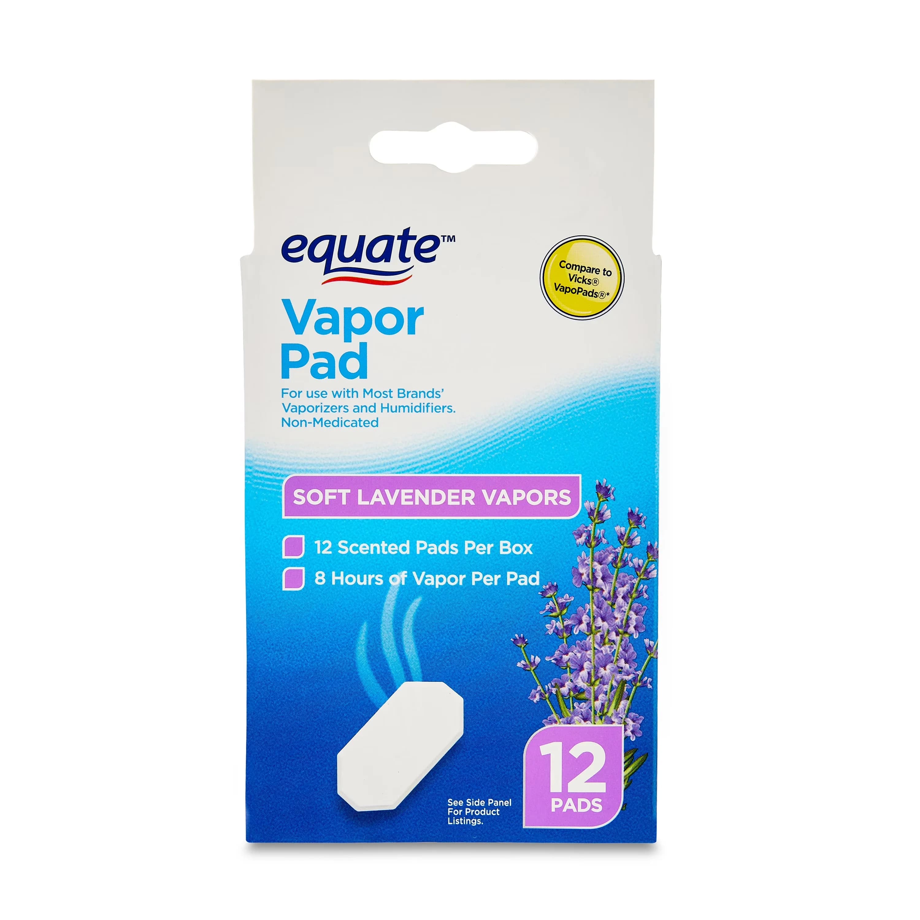 Humidifier Premium with Non-Greasy, Cooling, Soft Lavender Vapor Pads - 12 ct Model 70A17E