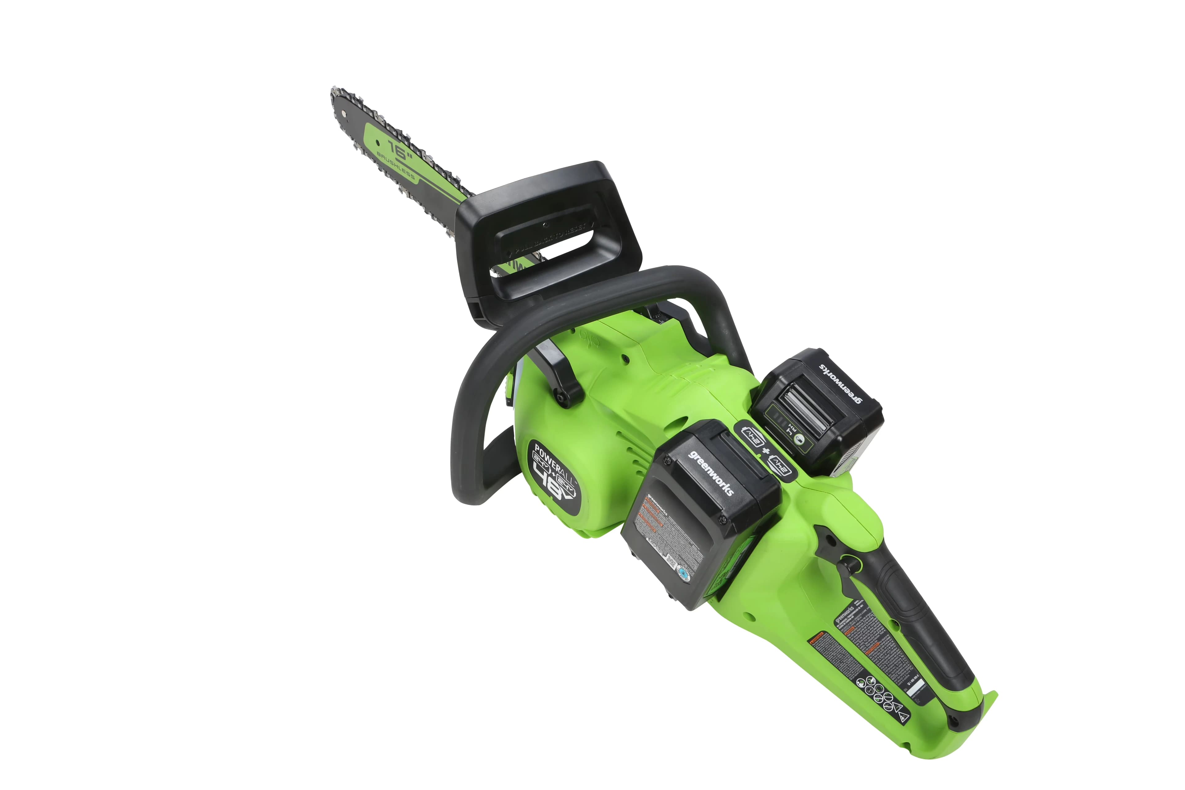 Classic Chainsaw with Battery, 48V, Tool-Less Chain Tensioning - Space-Saving Design Model 340ED8