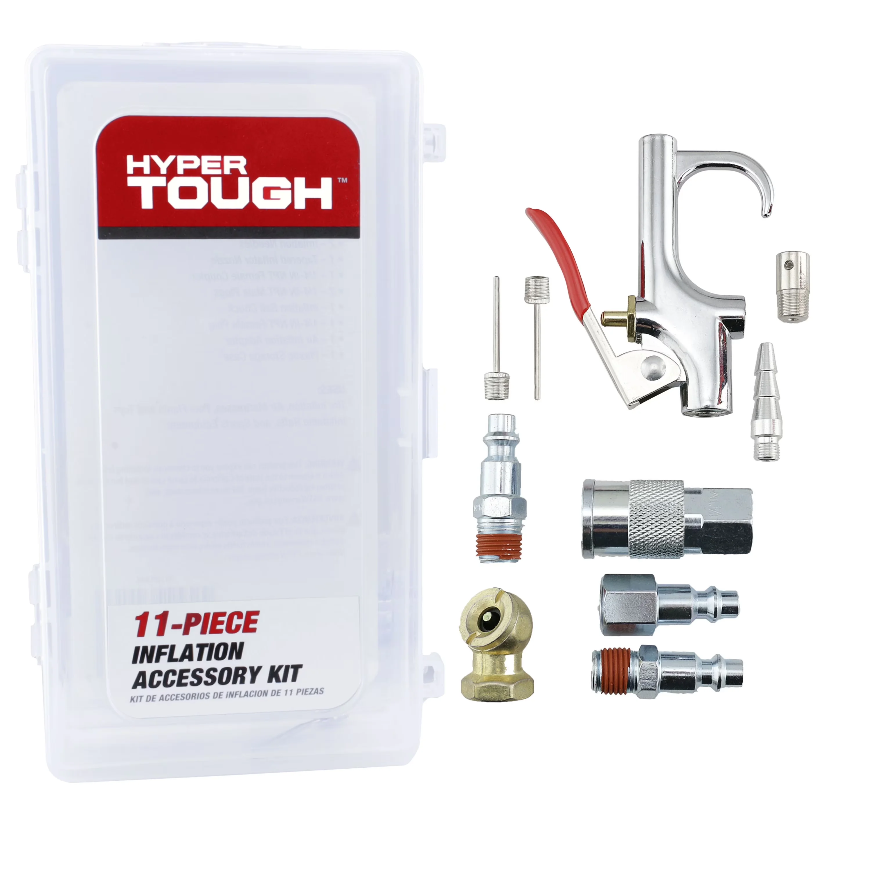 Sleek Air Tools Compressor with Direct Connect, Detachable, Lightweight - Silver Brass, Plastic Model 1F0094