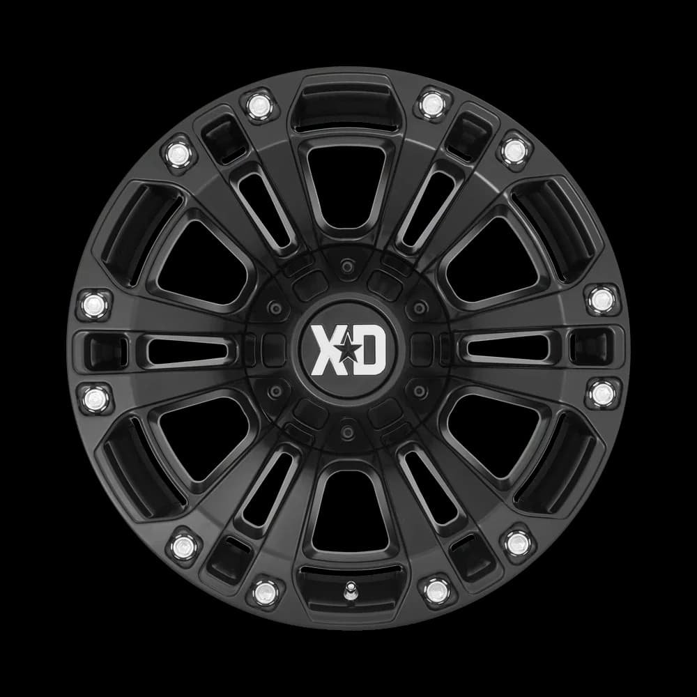 Professional Wheels And Rim - Black Aluminum - Contemporary Style Model 500F66
